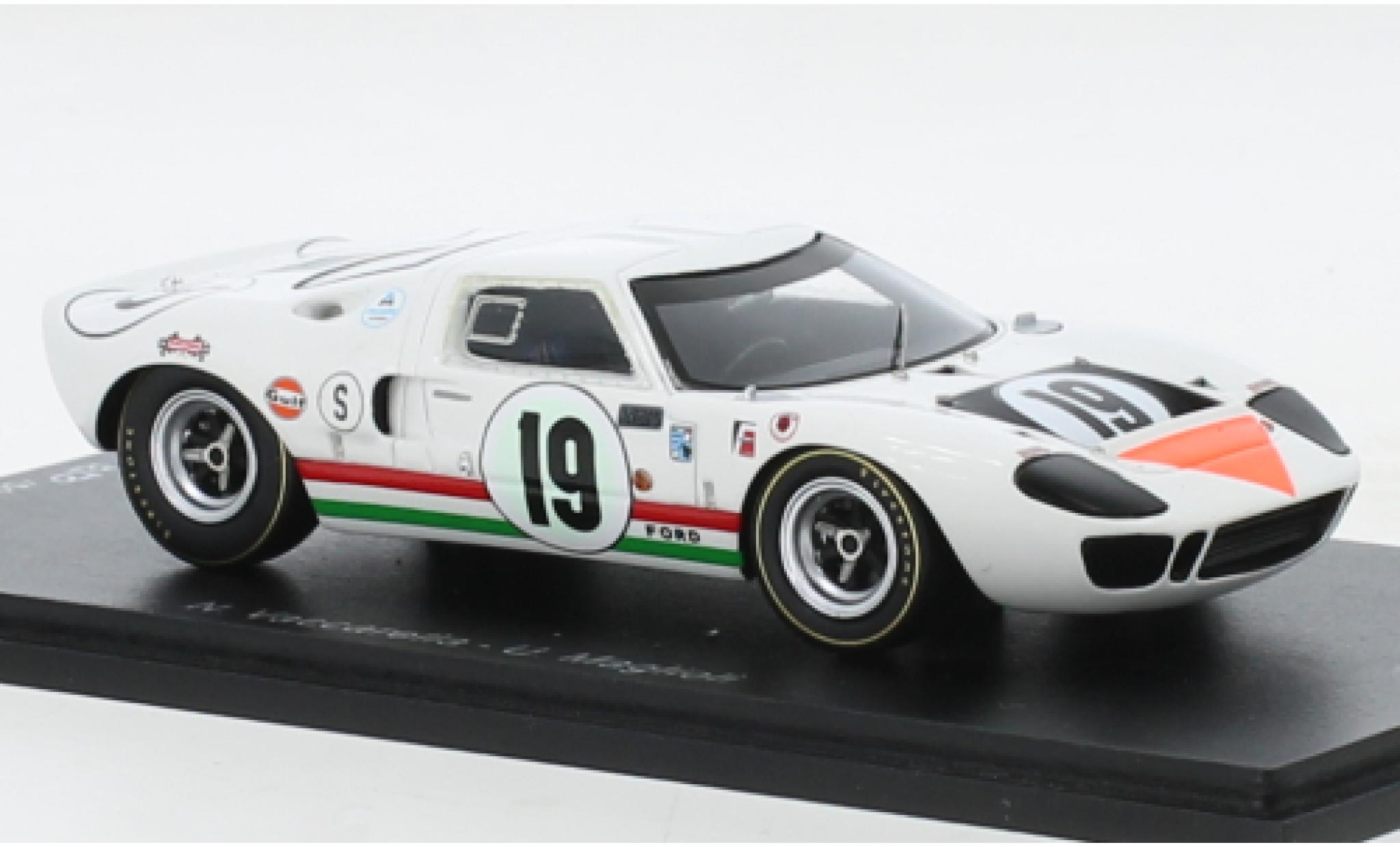 Ford GT40 1/43 Spark RHD No.19 12h Sebring 1967 modelauto