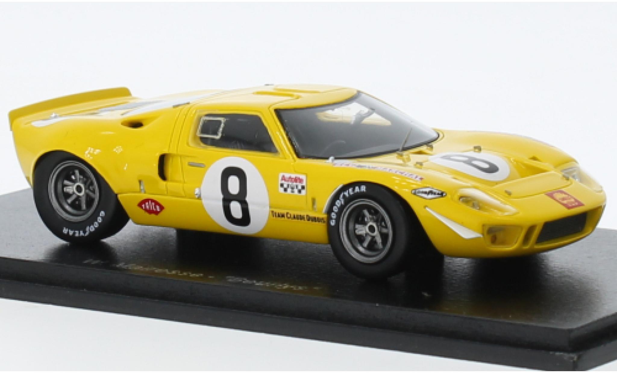 Ford GT40 1/43 Spark RHD No.8 24h Le Mans 1968 modelauto