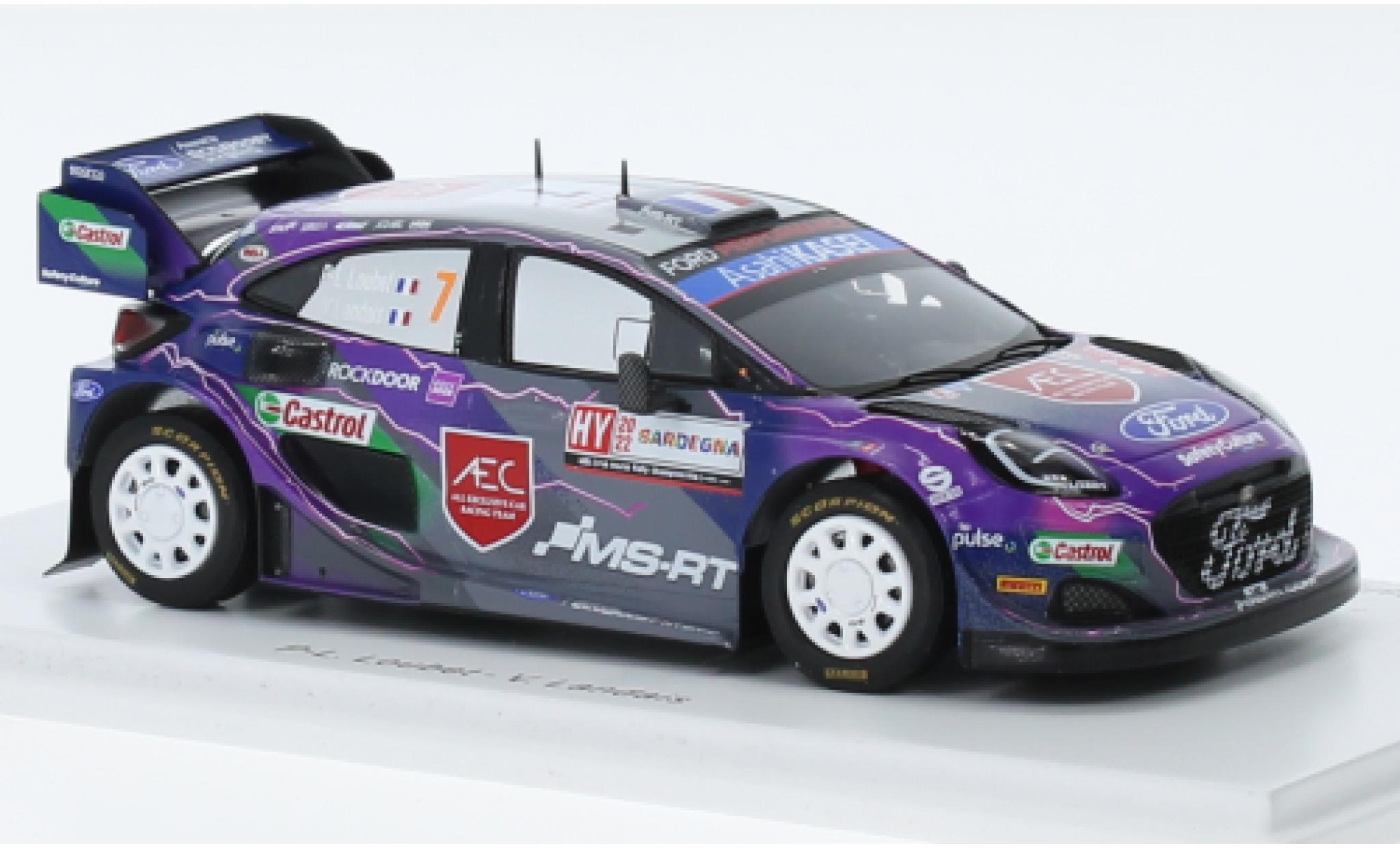 Ford Puma 1/43 Spark Rally1 No.7 M-Sport World Rally Team Rallye WM Rallye Sardinien 2022 modelauto