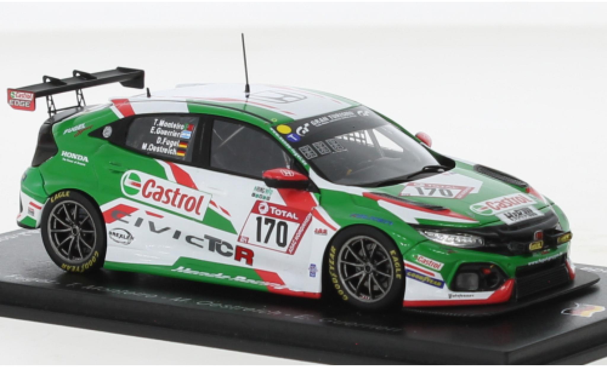 Honda Civic 1/43 Spark TCR No.170 Castrol 24h N&uuml;rburgring 2020 modelauto