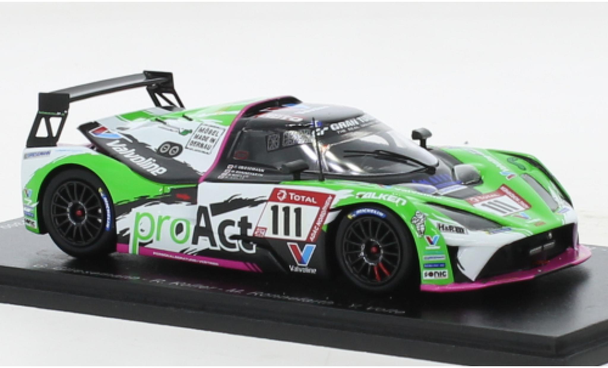 Aston Martin V8 Vantage GT4 1/43 Spark KTM X-BOW GT4 No.111 Teichmann Racing GmbH 24h N&uuml;rburgring 2020 modelauto