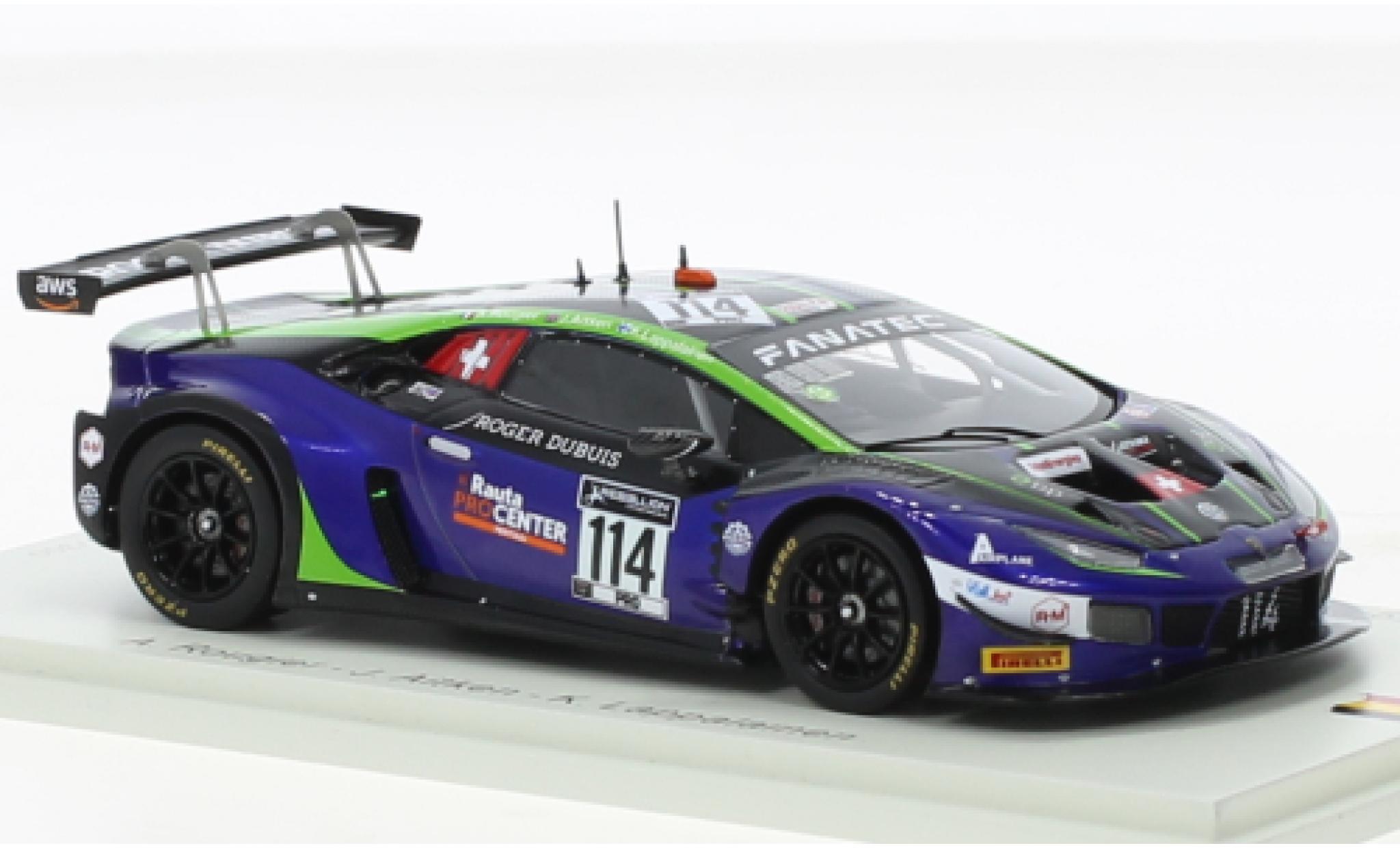 Lamborghini Huracan 1/43 Spark GT3 Evo No.114 Emil Frey Racing 24h Spa 2021 modelauto