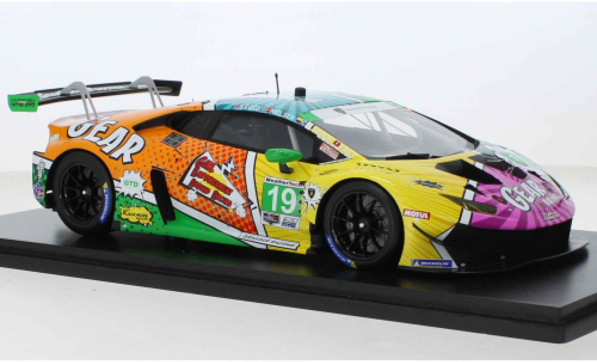 Lamborghini Huracan 1/43 Spark GT3 Evo No.19 Gear Racing powered by GRT Grasser IMSA 24h Daytona 2020 modelauto
