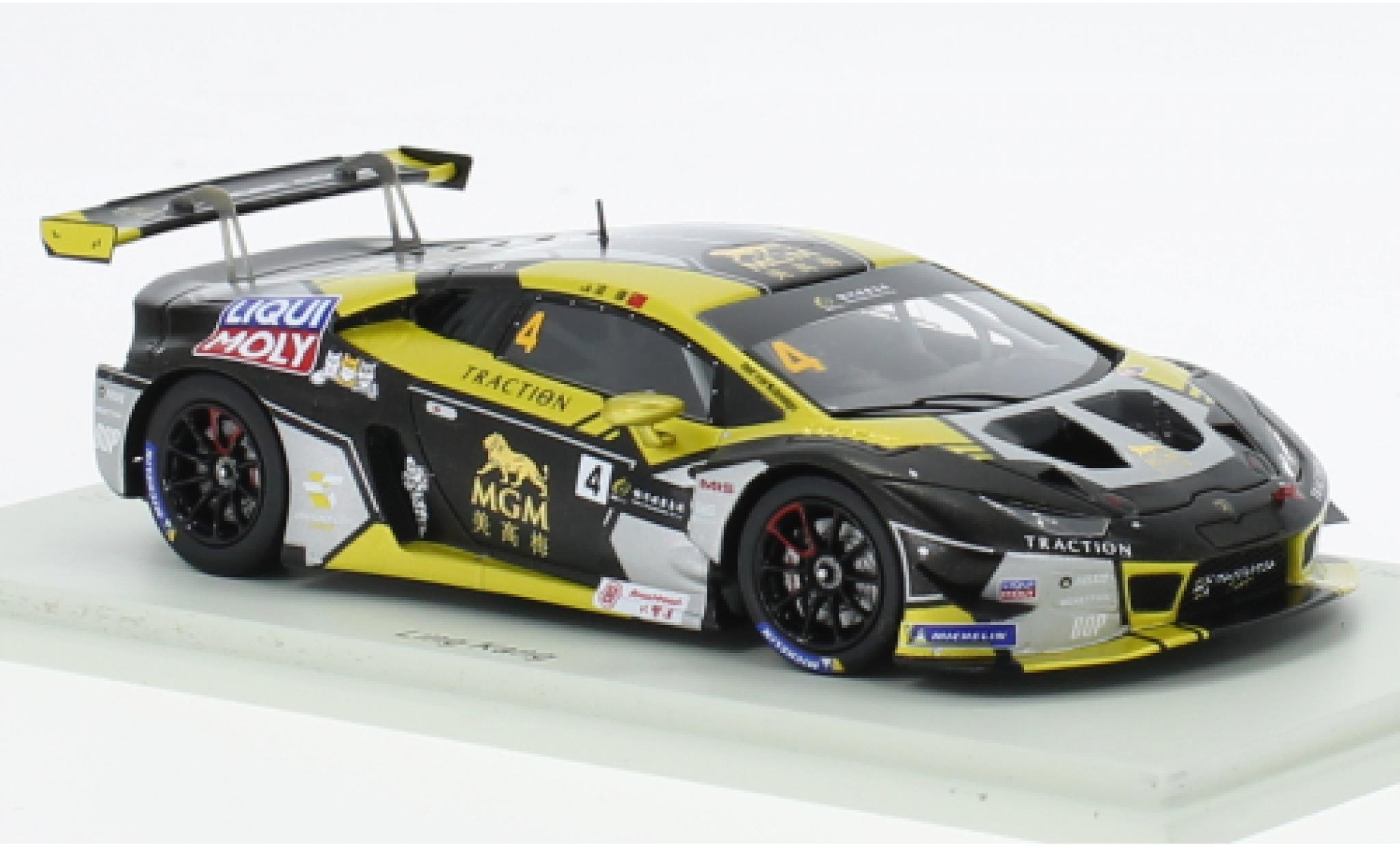 Lamborghini Huracan 1/43 Spark GT3 Evo No.4 Phantom Pro Racing GT Cup Macau 2022 modelauto