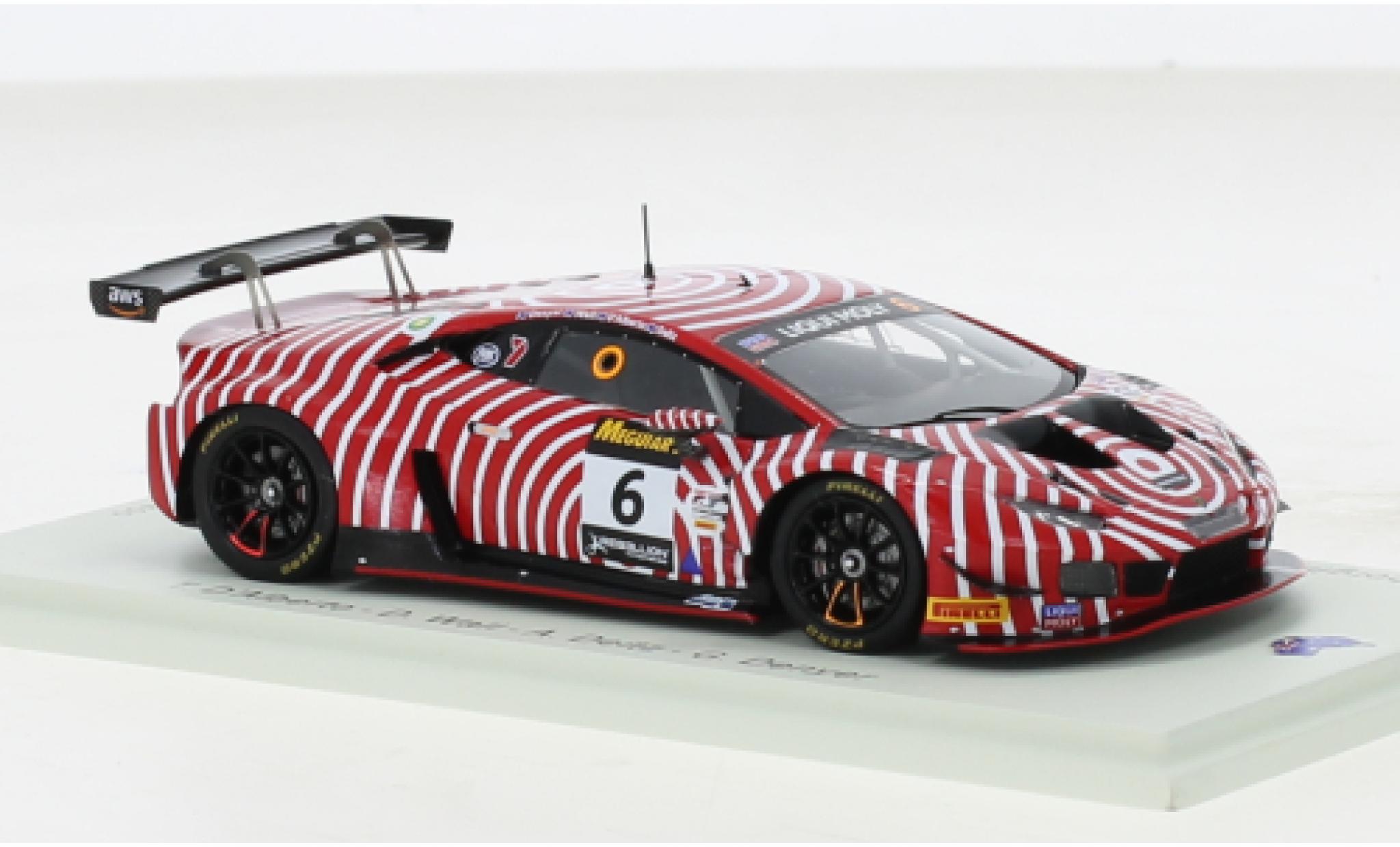Lamborghini Huracan 1/43 Spark GT3 Evo No.6 Wall Racing 12h Bathurst 2022 modelauto