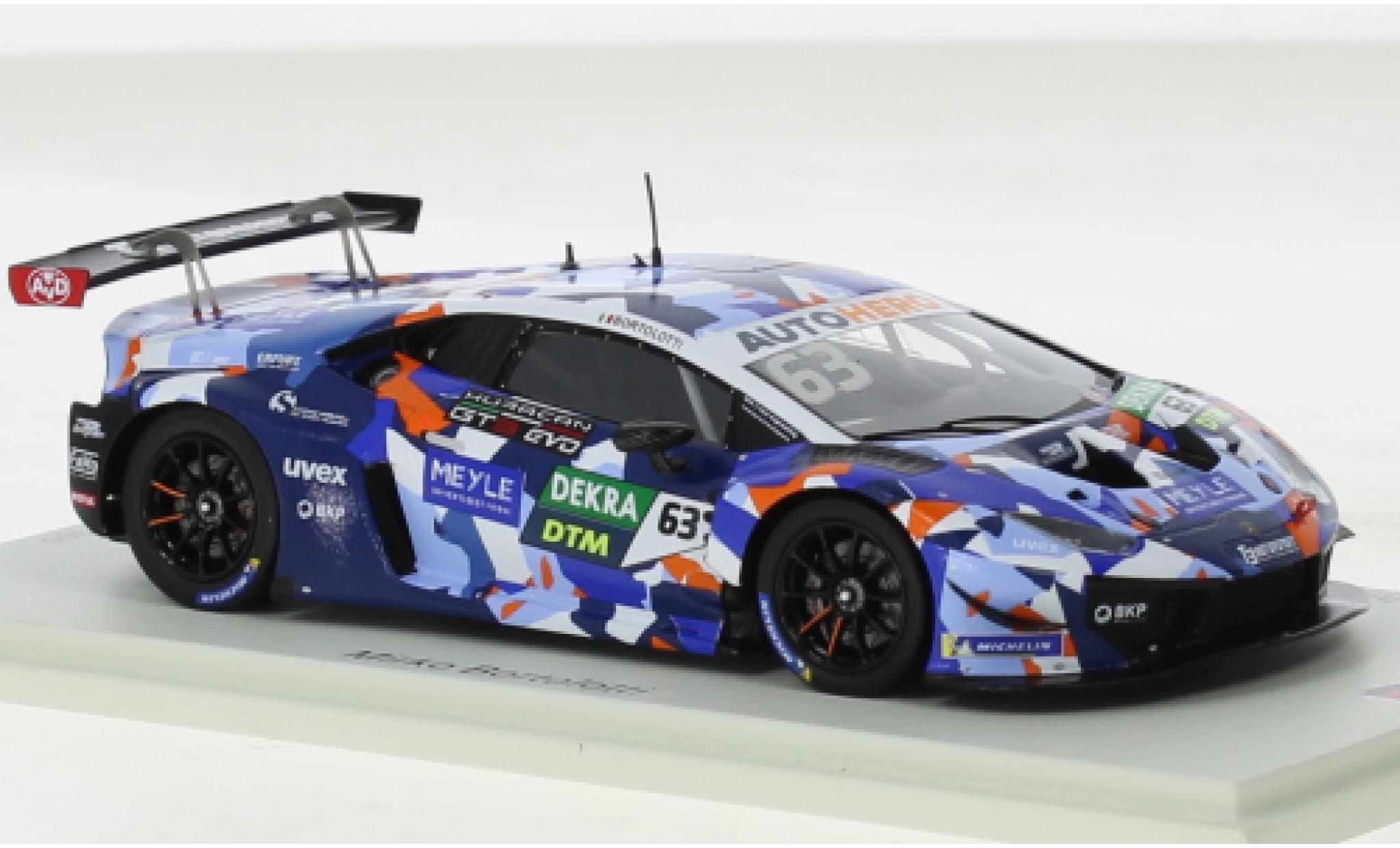 Lamborghini Huracan 1/43 Spark GT3 Evo No.63 T3 Motorsport DTM Assen 2021 modelauto