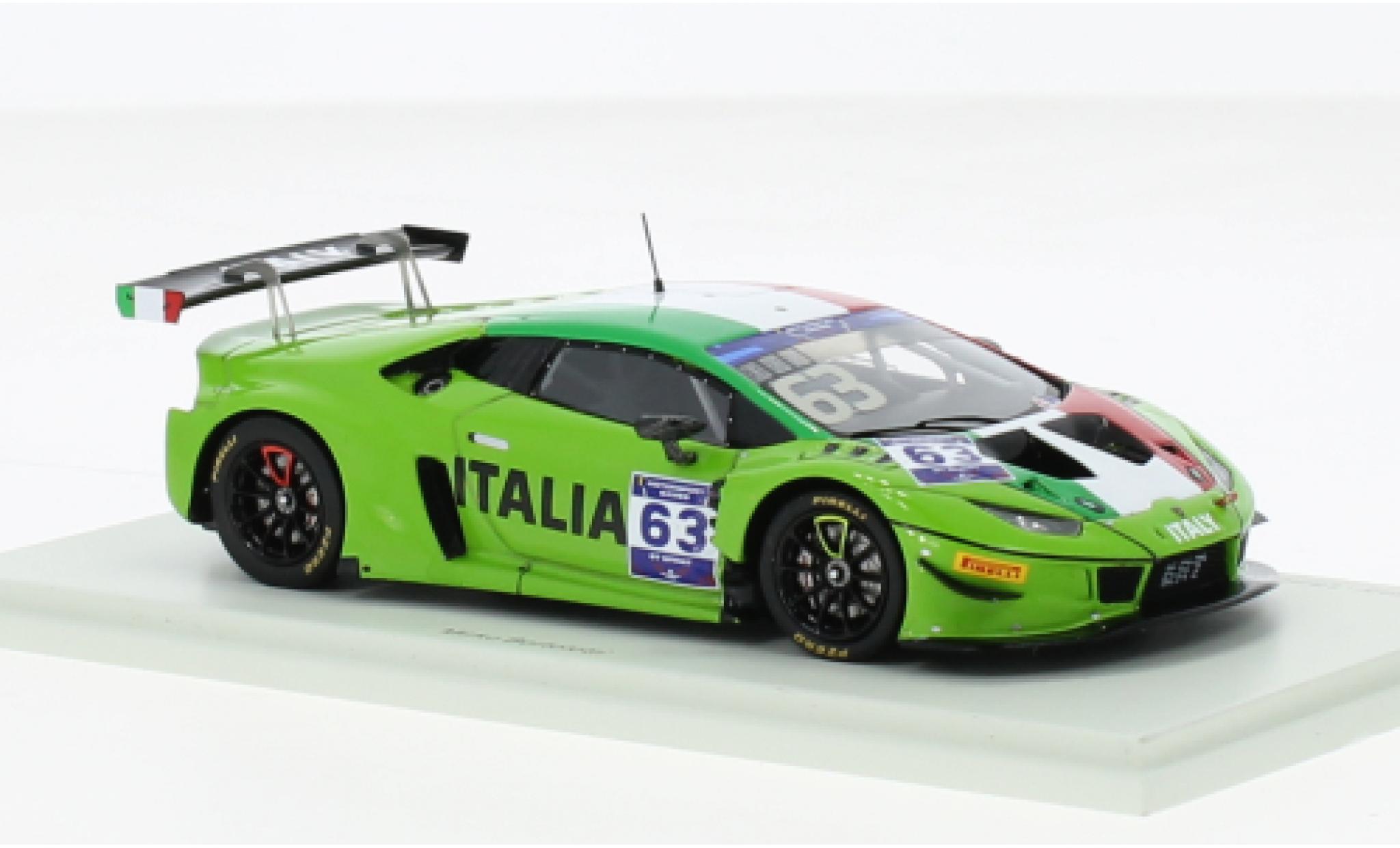 Lamborghini Huracan 1/43 Spark GT3 Evo No.63 Team Italy FIA Motorsport Games GT Sprint Cup Paul Ricard 2022 modelauto