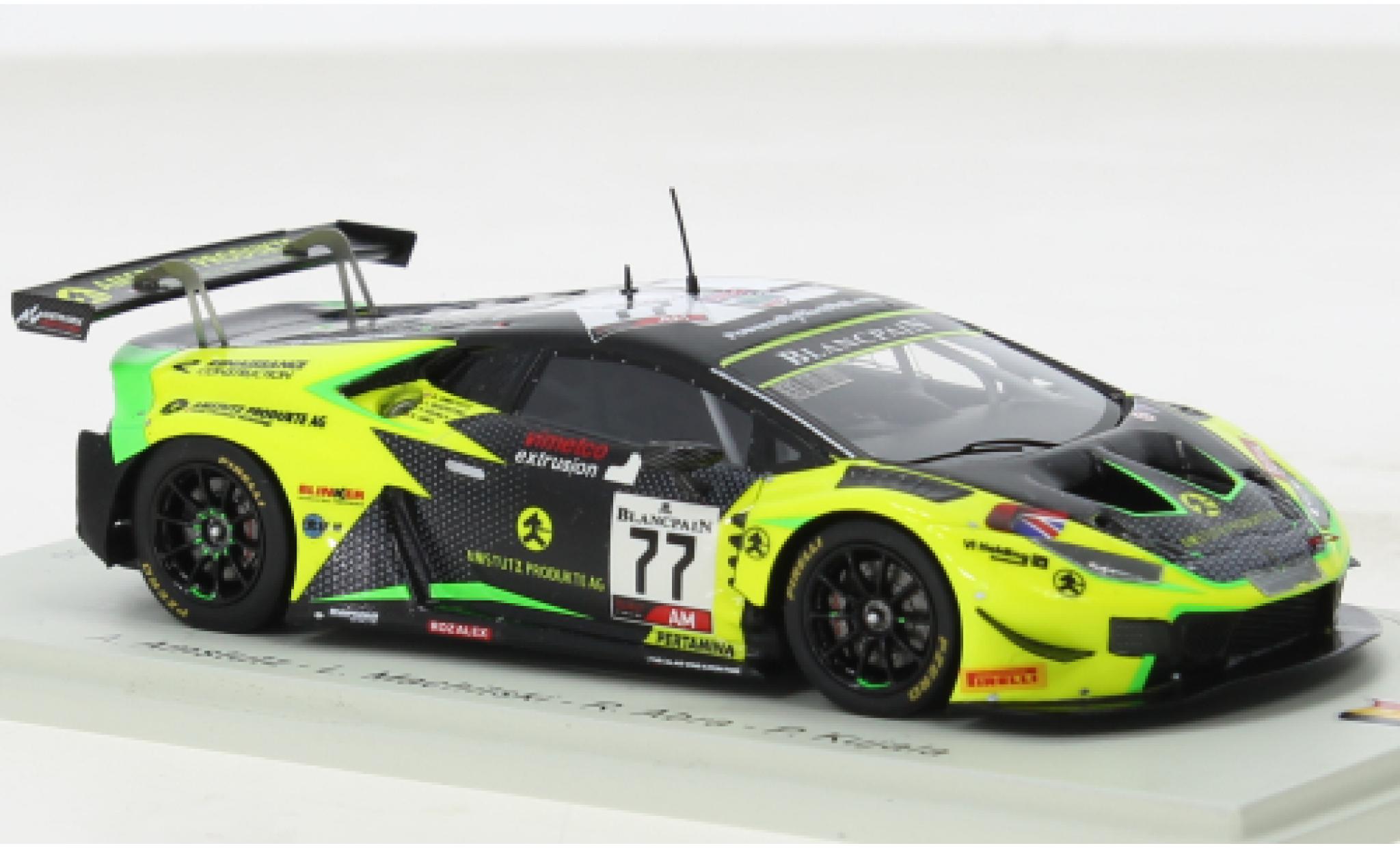 Lamborghini Huracan 1/43 Spark GT3 Evo No.77 Barwell Motorsport 24h Spa 2019 modelauto