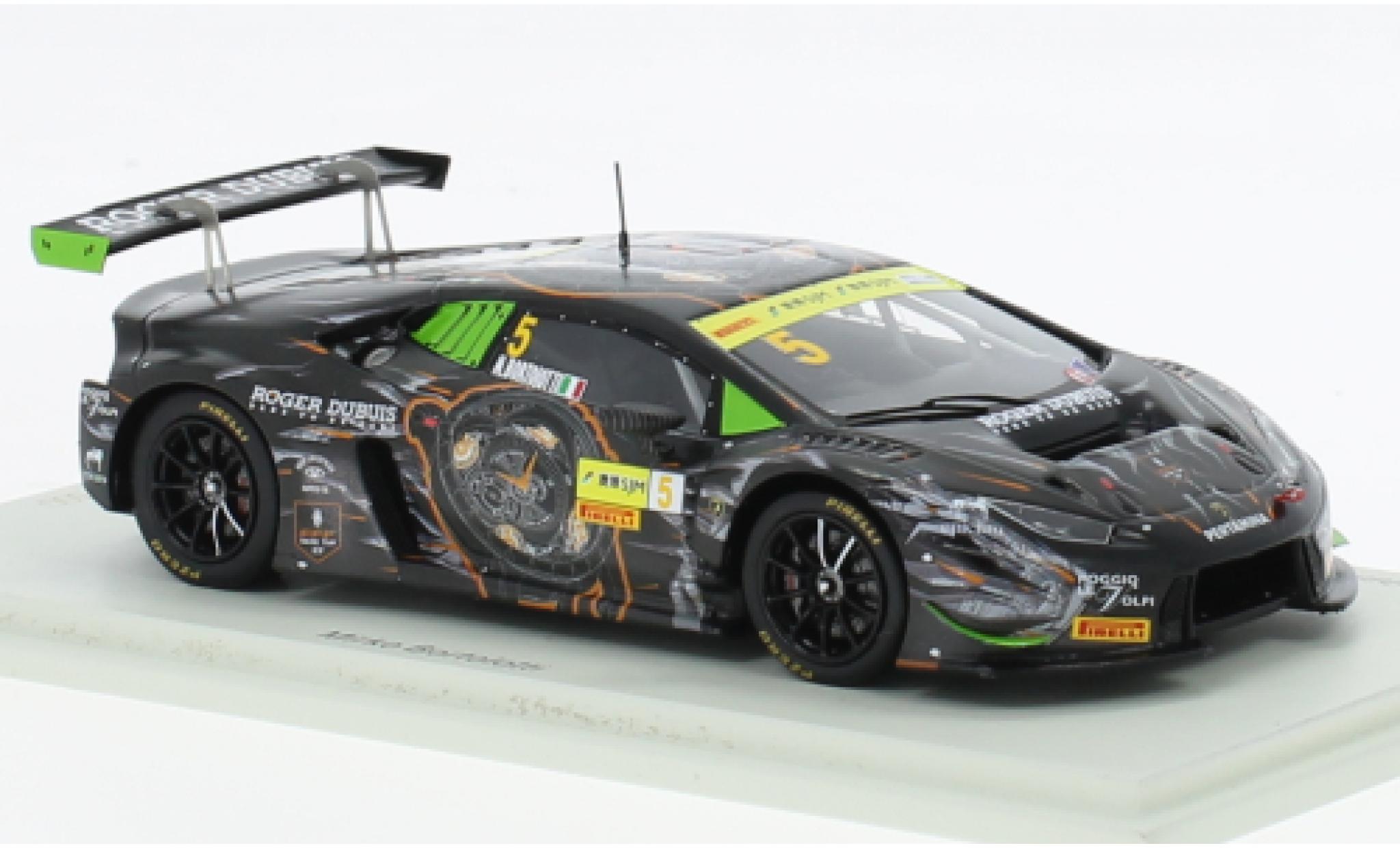 Lamborghini Huracan 1/43 Spark GT3 No.5 FFF Racing Team by ACM FIA GT World Cup Macau 2017 modelauto