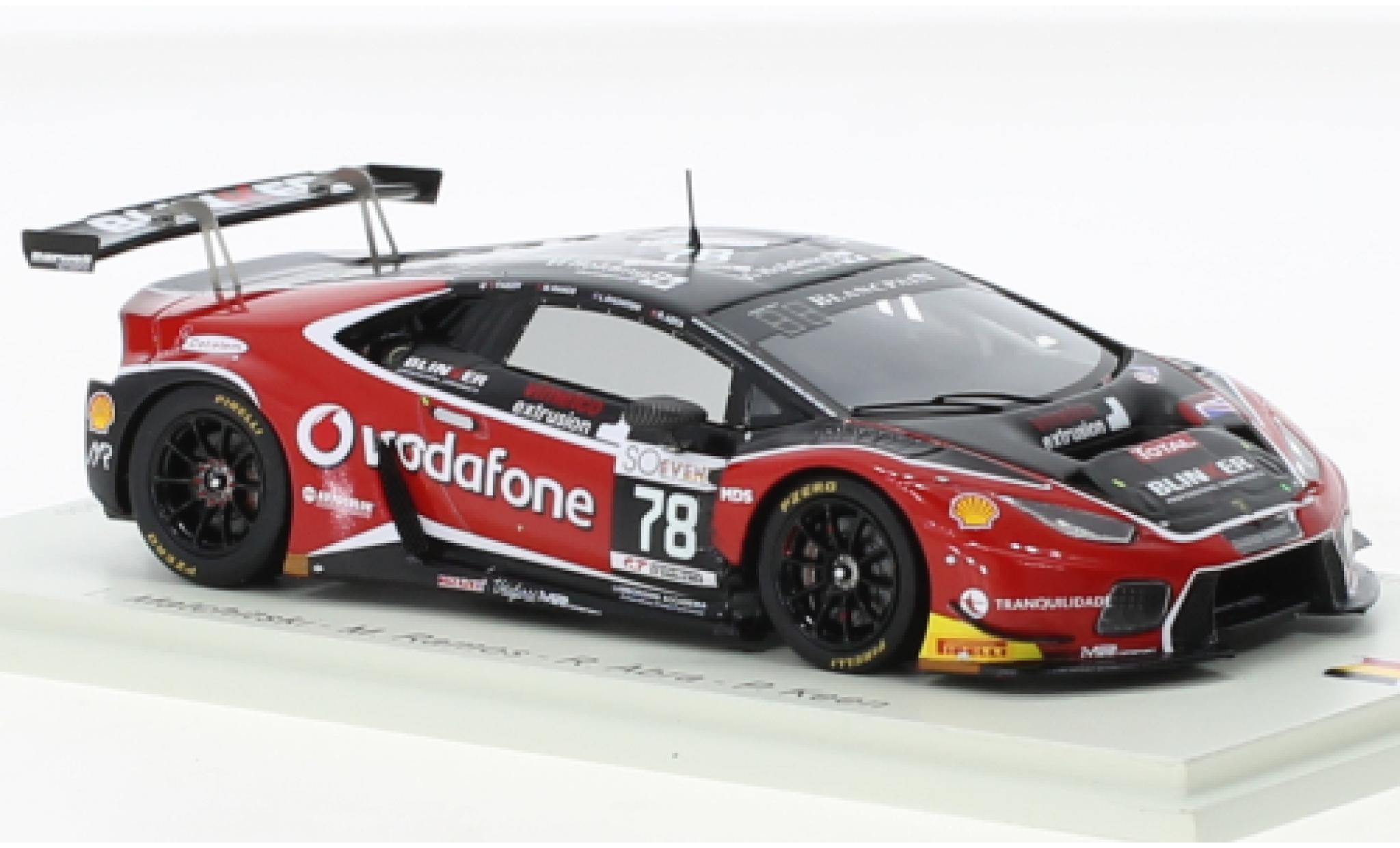Lamborghini Huracan 1/43 Spark GT3 No.78 Barwell Motorsport 24h Spa 2017 modelauto