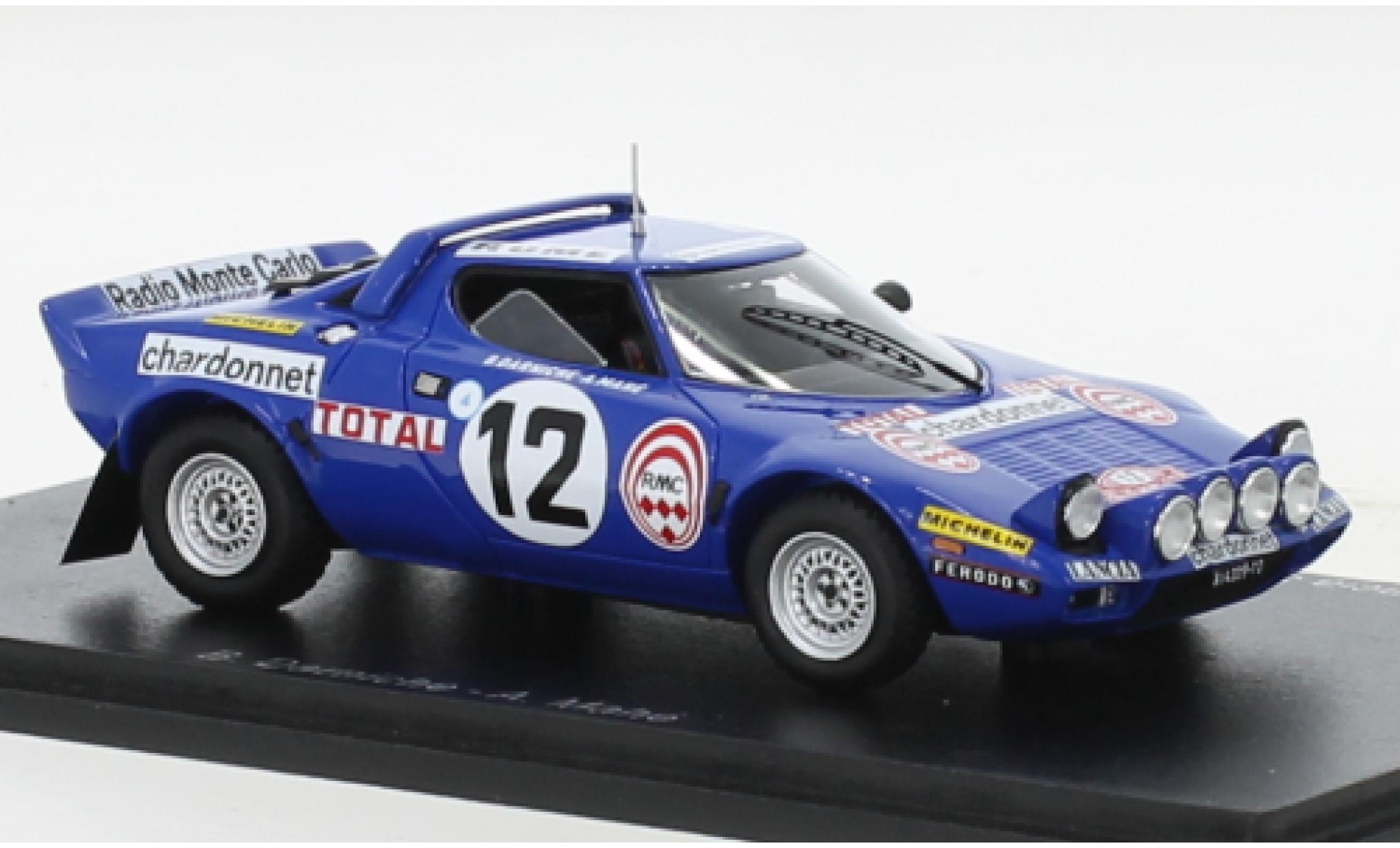 Lancia Stratos 1/43 Spark HF No.12 Rallye WM Rallye Monte Carlo 1976 modelauto