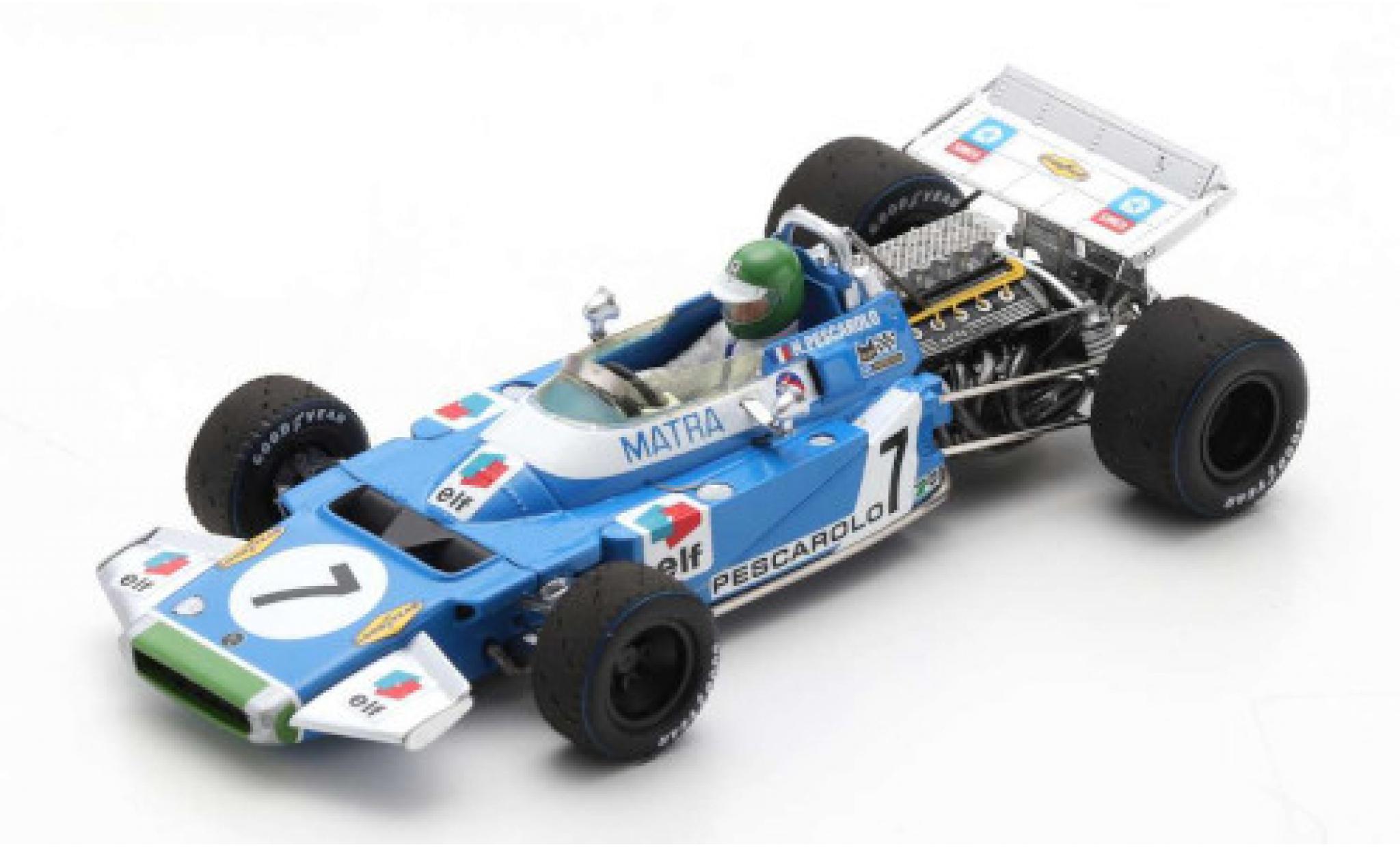 Matra MS120 1/43 Spark No.7 Formel 1 GP USA 1970 modelauto