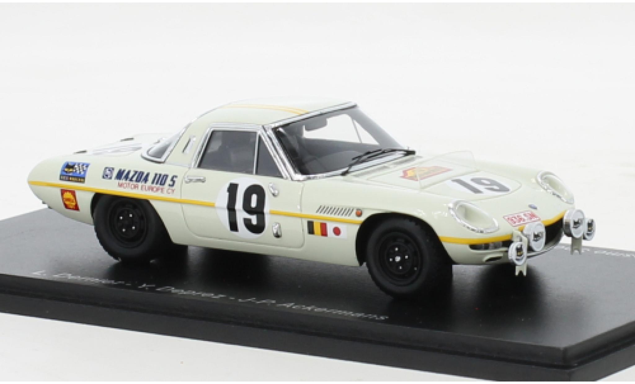 Mazda Cosmo 1/43 Spark Sport 110S RHD No.19 Marathon de la Route 1968 modelauto