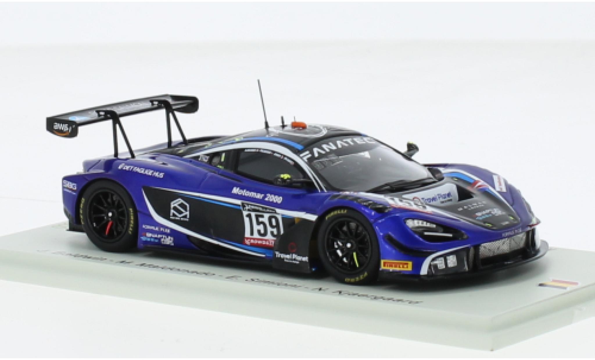 McLaren 720 1/43 Spark S GT3 No.159 garage 59 24h Spa 2022 modelauto