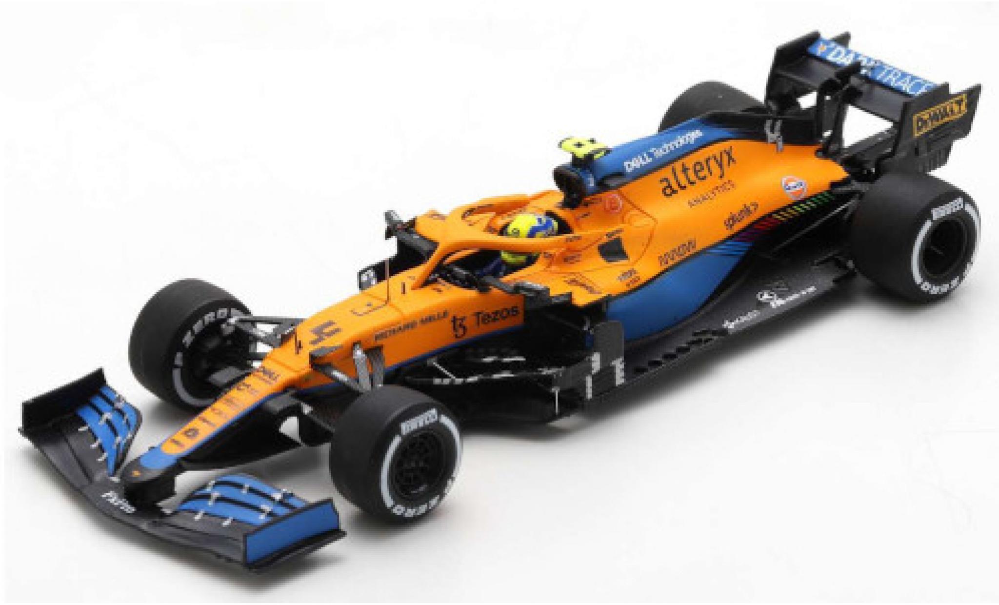 McLaren F1 1/43 Spark MCL35M No.4 Team Formel 1 GP Italien 2021 modelauto