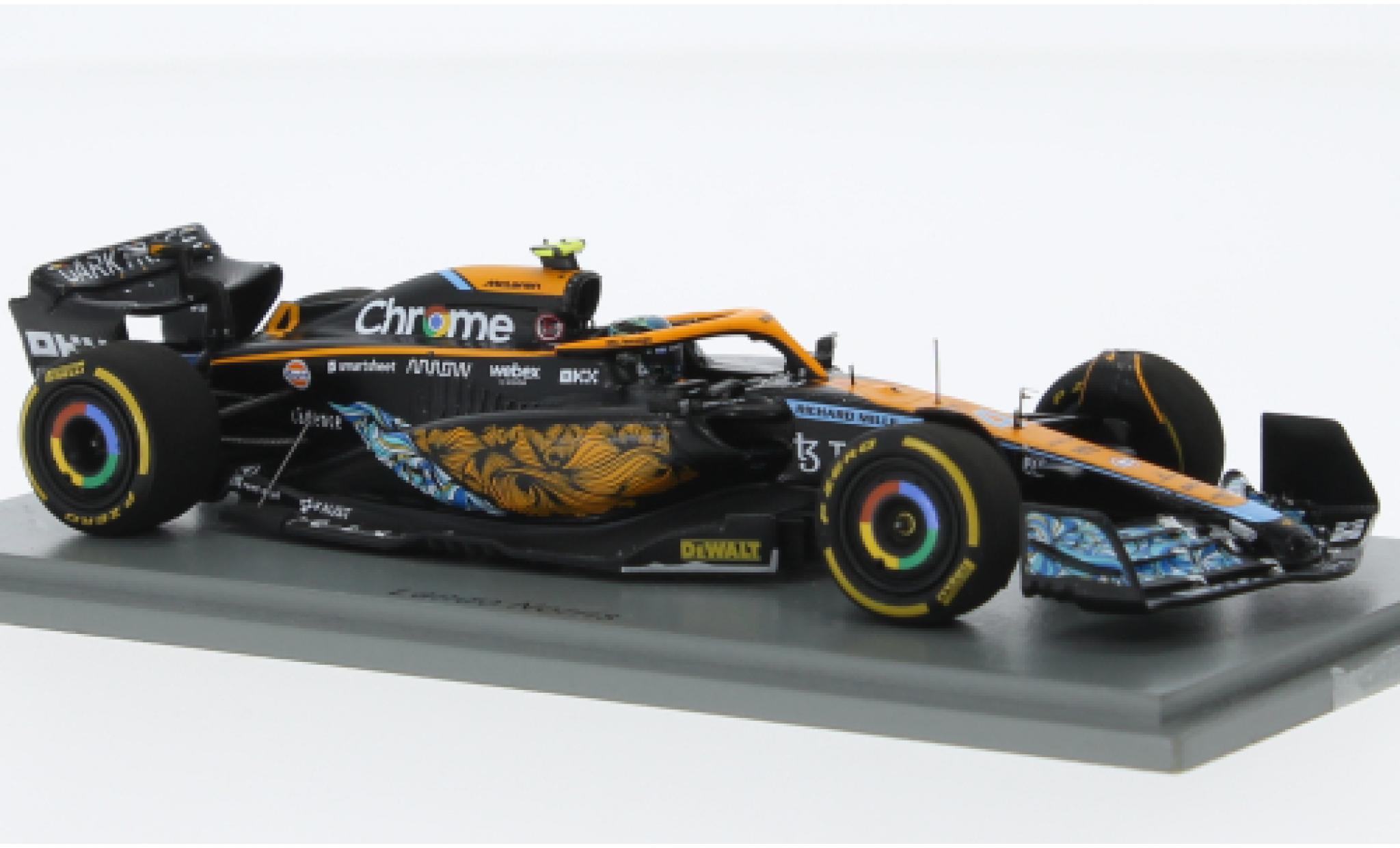 McLaren F1 1/43 Spark MCL36 No.4 Team formule 1 GP Abu Dhabi 2022 modelauto
