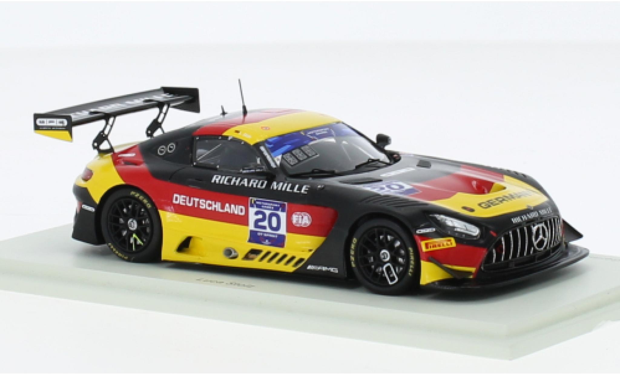 Mercedes AMG GT 1/43 Spark 3 No.20 Team Allemagne FIA Motorsport Games GT Sprint Cup Paul Ricard 2022 modelauto