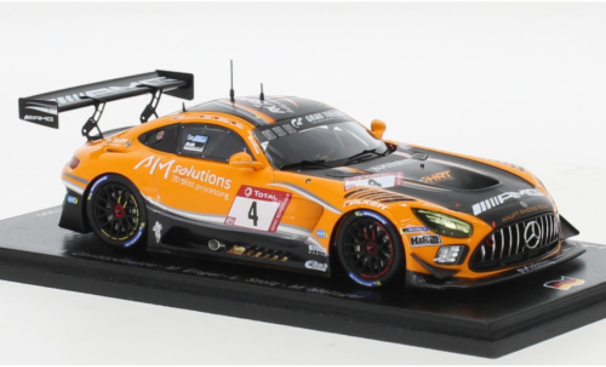 Mercedes AMG GT 1/43 Spark 3 No.4 AMG Team HRT 24h N&uuml;rburgring 2020 modelauto