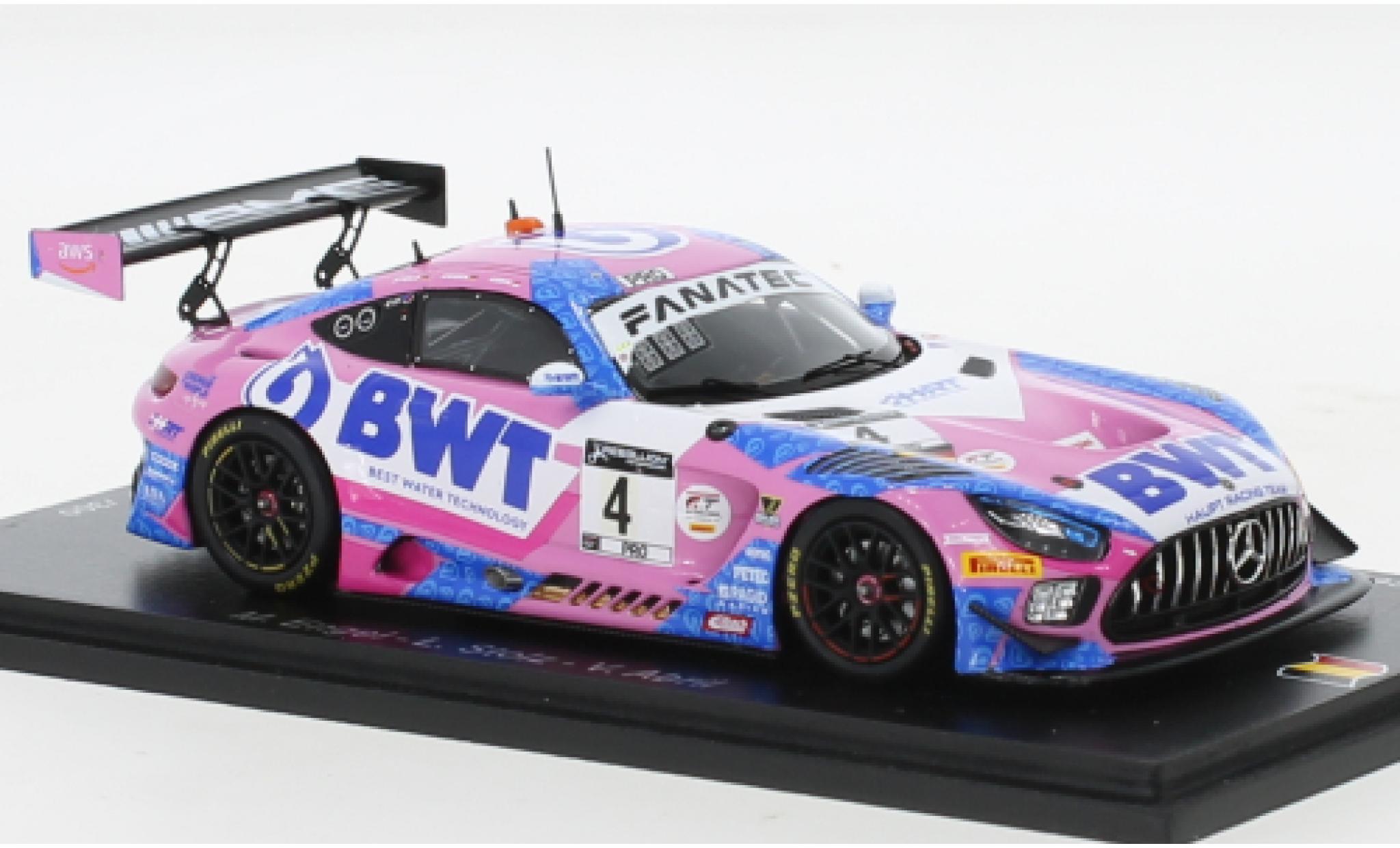 Mercedes AMG GT 1/43 Spark 3 No.4 AMG Team HRT BWT 24h Spa 2021 modelauto