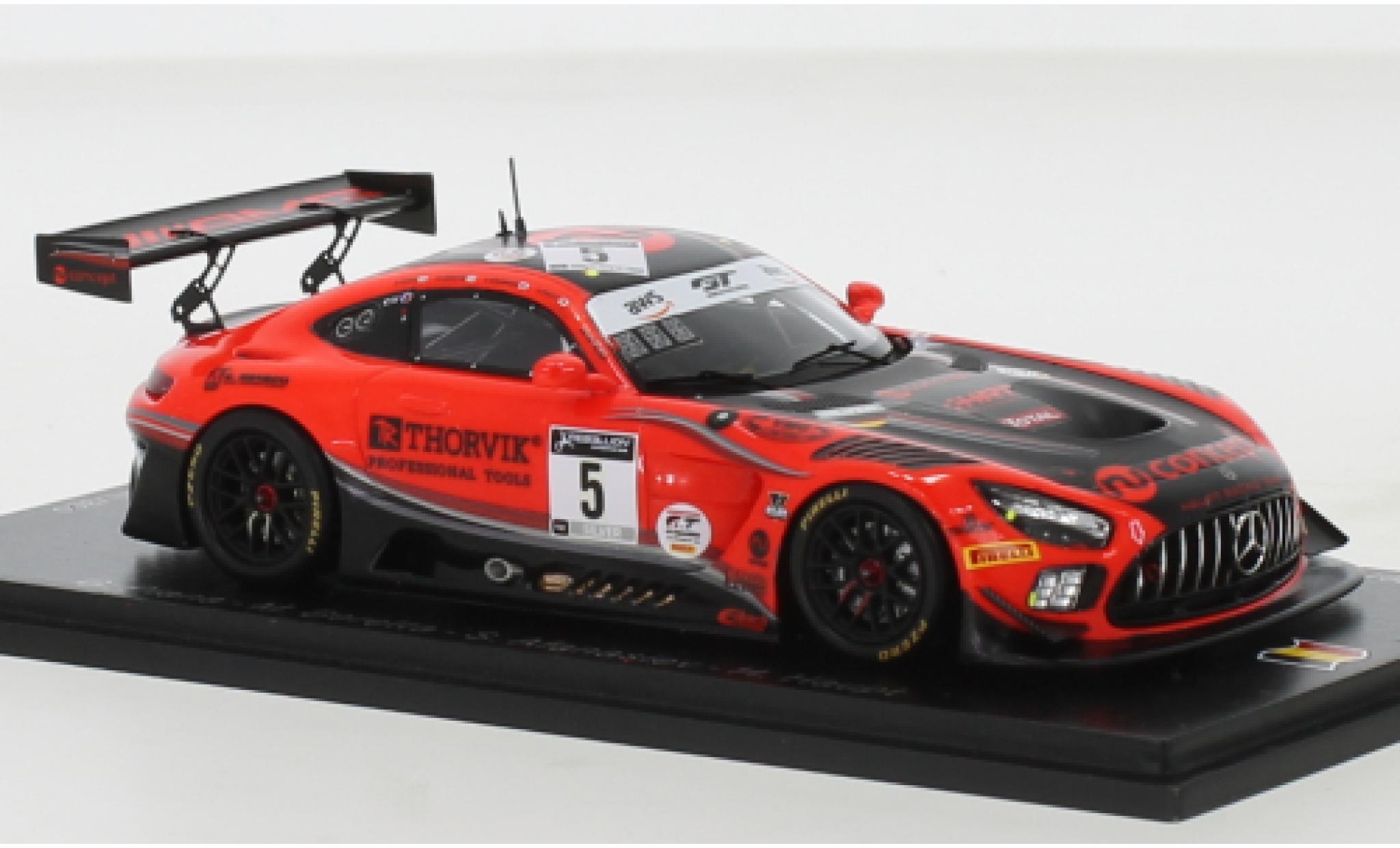 Mercedes AMG GT 1/43 Spark 3 No.5 AMG Team HRT 24h Spa 2020 modelauto