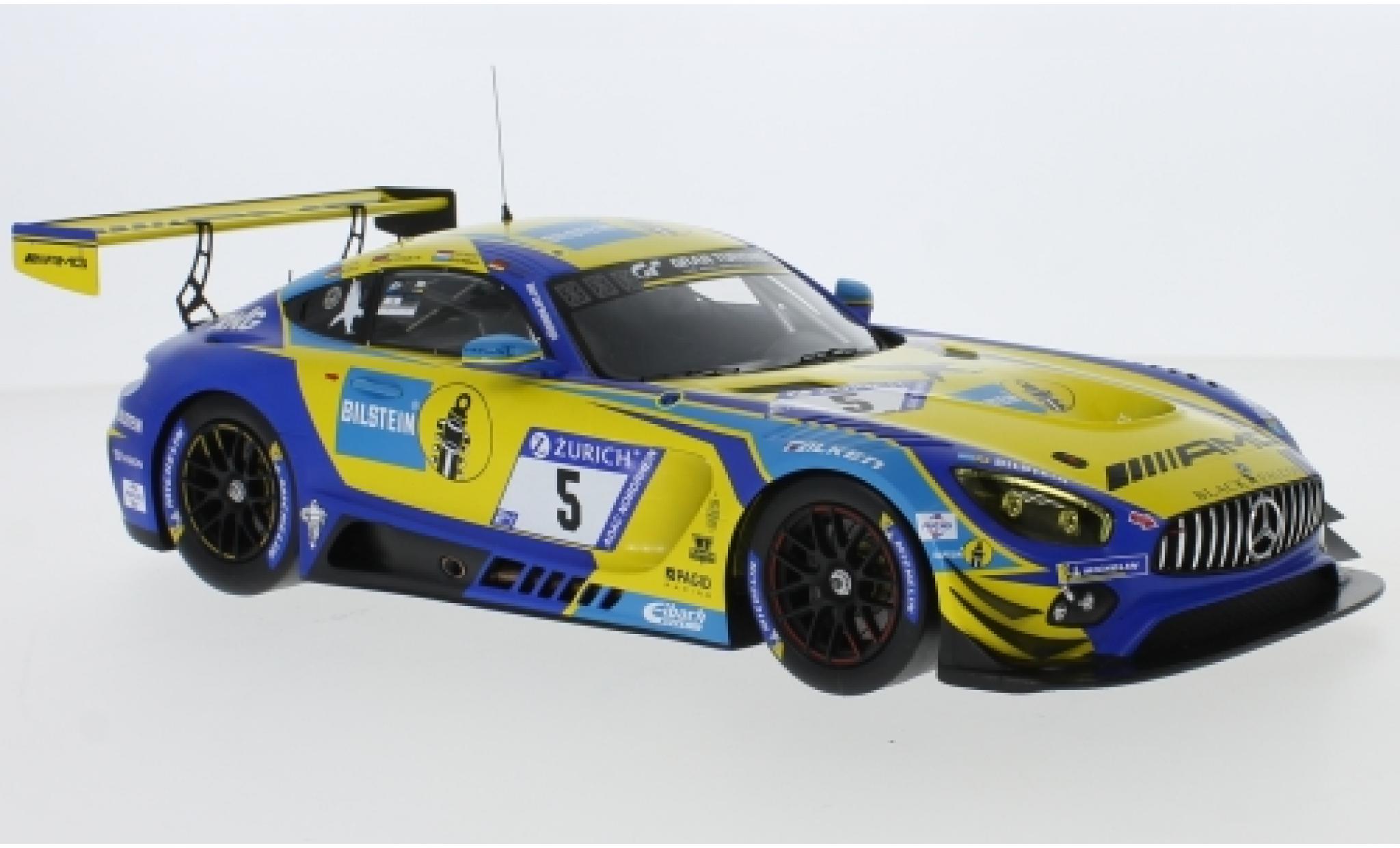 Mercedes AMG GT 1/18 Spark 3 No.5 -AMG Team Black Falcon Bilstein 24h Nuerburgring 2018 modelauto
