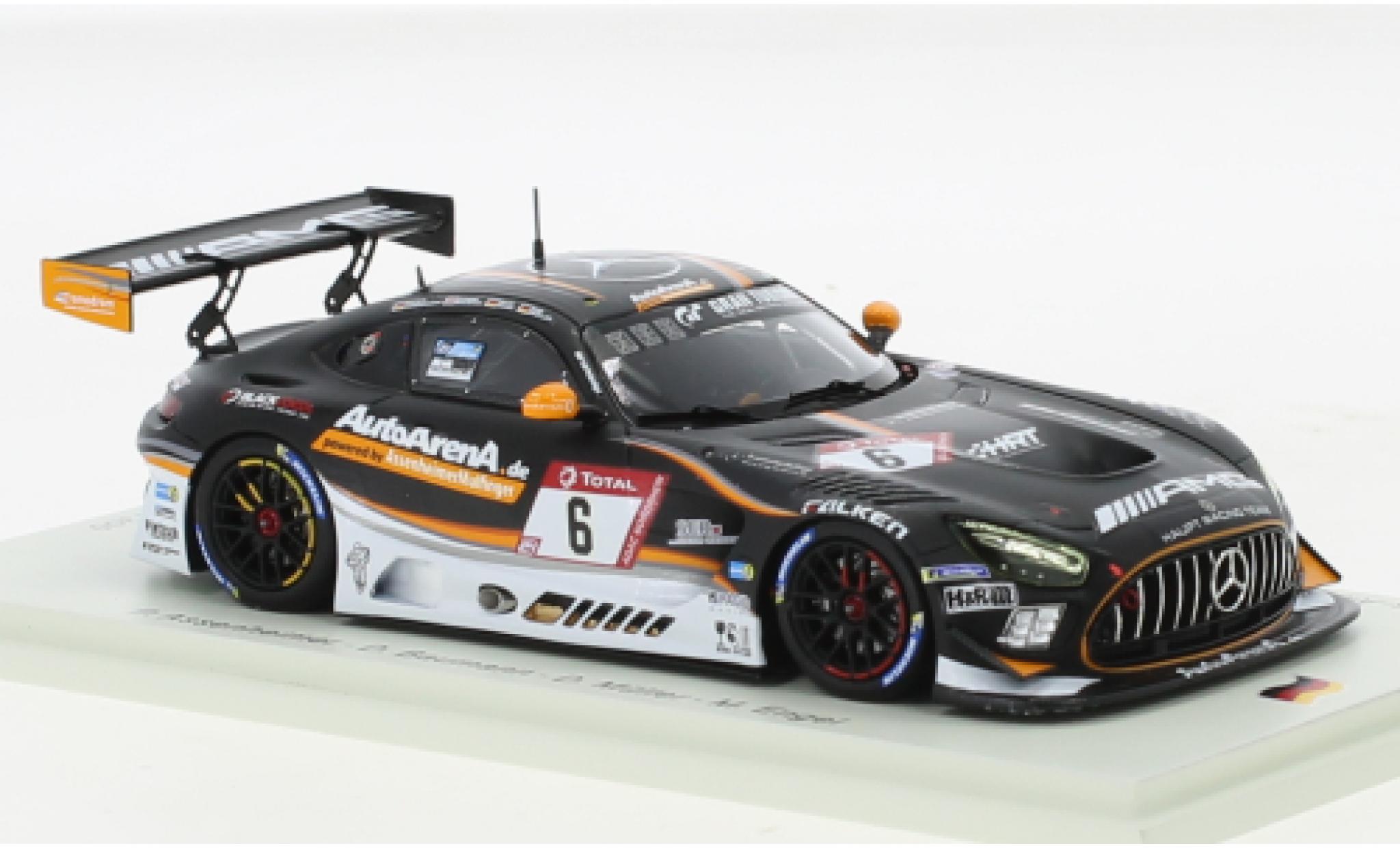 Mercedes AMG GT 1/43 Spark 3 No.6 AMG Team HRT AutoArenA 24h Nuerburgring 2020 modelauto