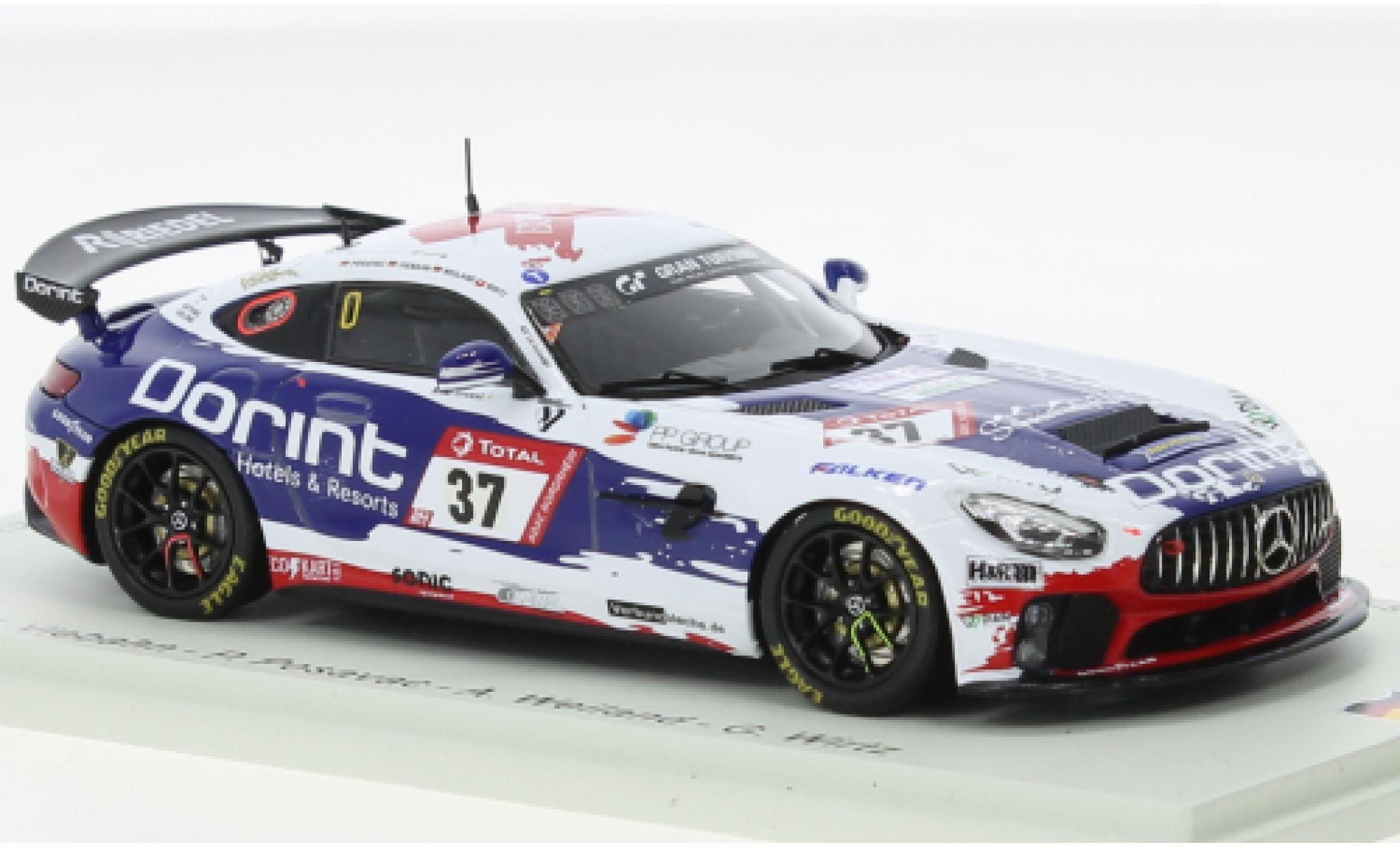 Mercedes AMG GT 1/43 Spark 4 No.37 Schnitzelalm Racing 24h N&uuml;rburgring 2021 modelauto