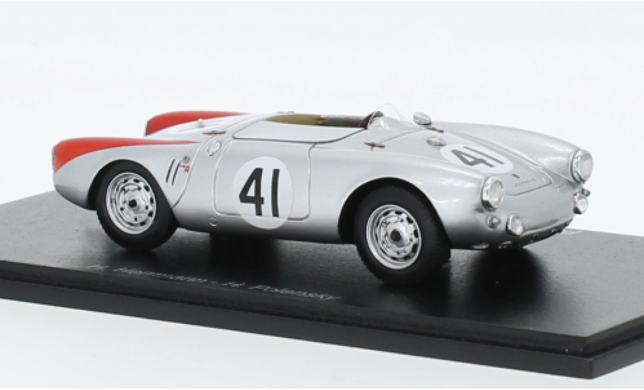 Porsche 550 1/43 Spark No.41 24h Le Mans 1954 modelauto