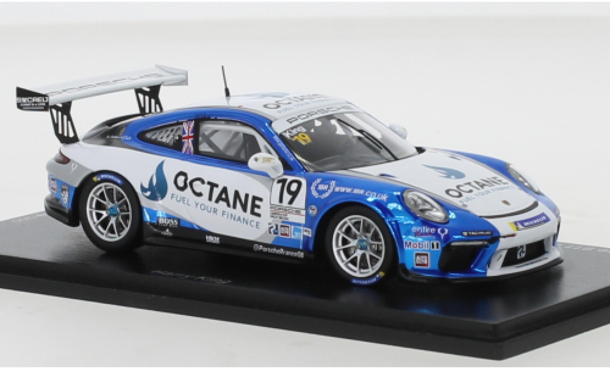 Porsche 992 GT3 1/43 Spark 911 (991) Cup No.19 Carrera Cup Great Britain 2020 modelauto
