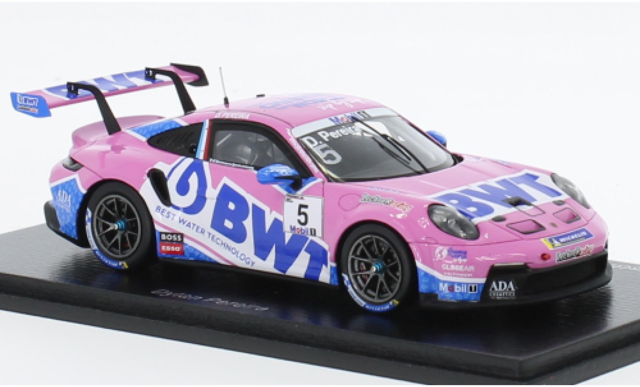 Porsche 991 GT3 Cup 1/43 Spark 911  No.5 BWT Supercup 2022 modelauto