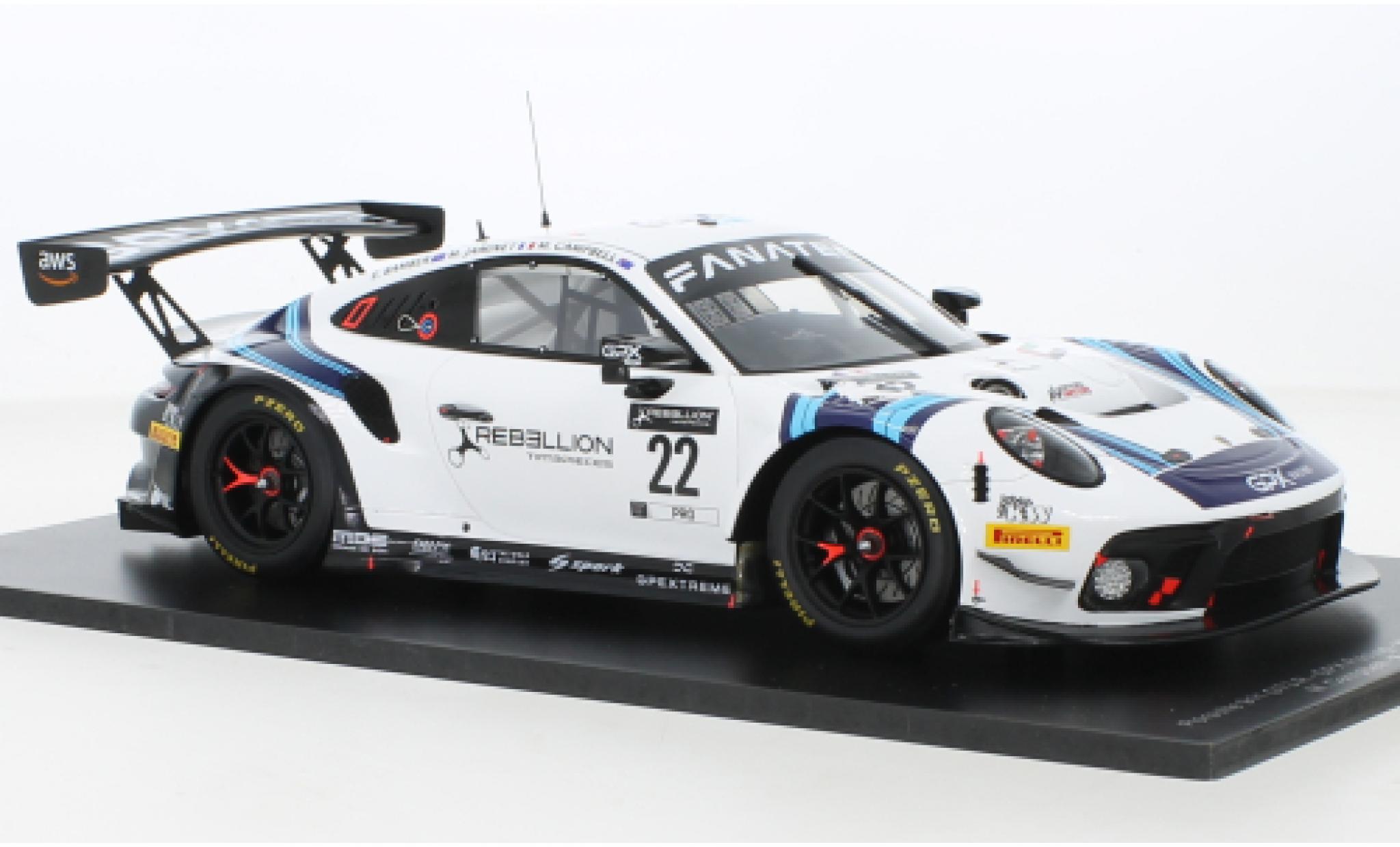 Porsche 991 GT3 R 1/18 Spark 911  No.22 GPX Racing WEC 1000km Paul Ricard 2021 modelauto