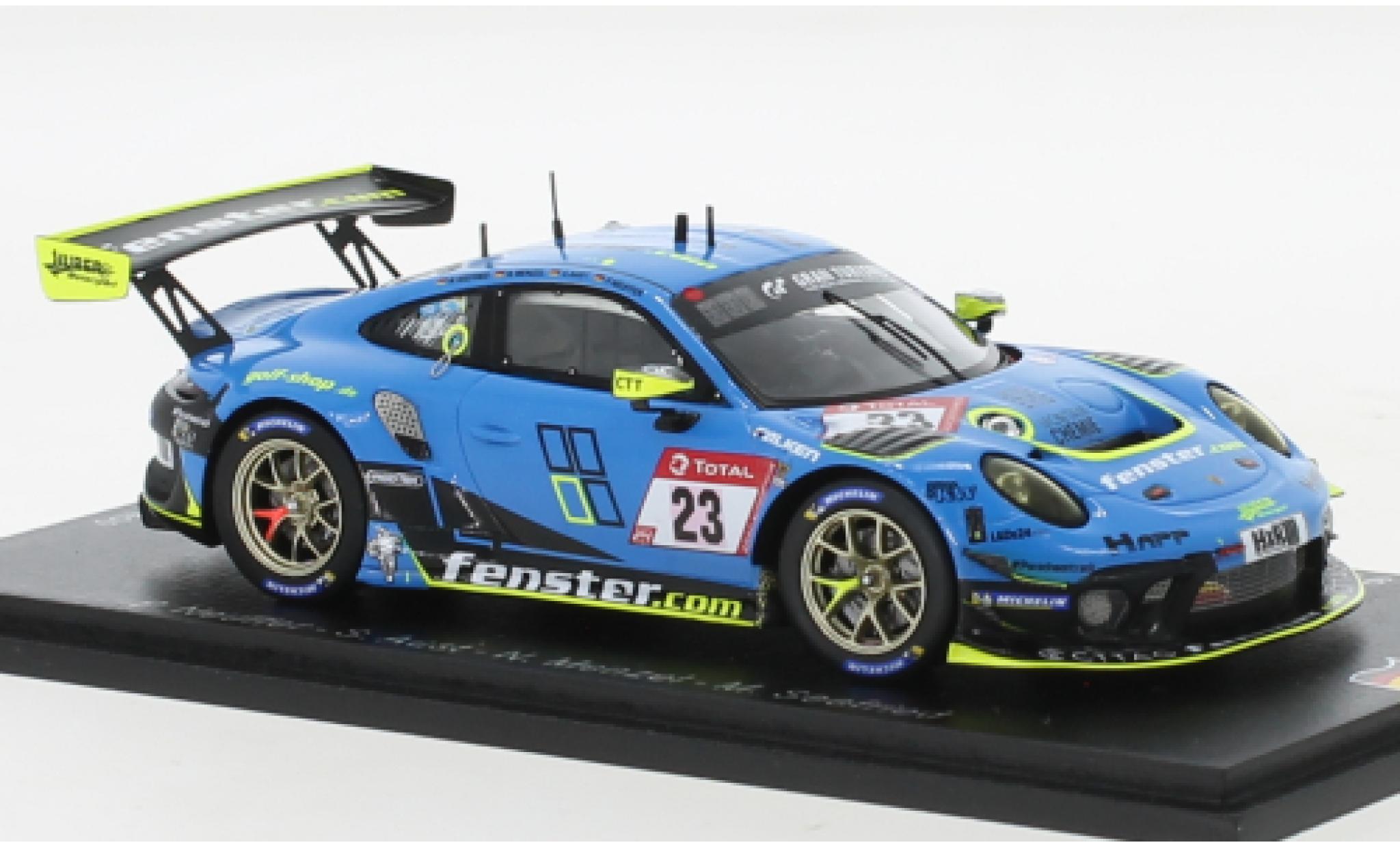 Porsche 991 GT3 R 1/43 Spark 911  No.23 Huber Motorsport 24h Nuerburgring 2021 modelauto