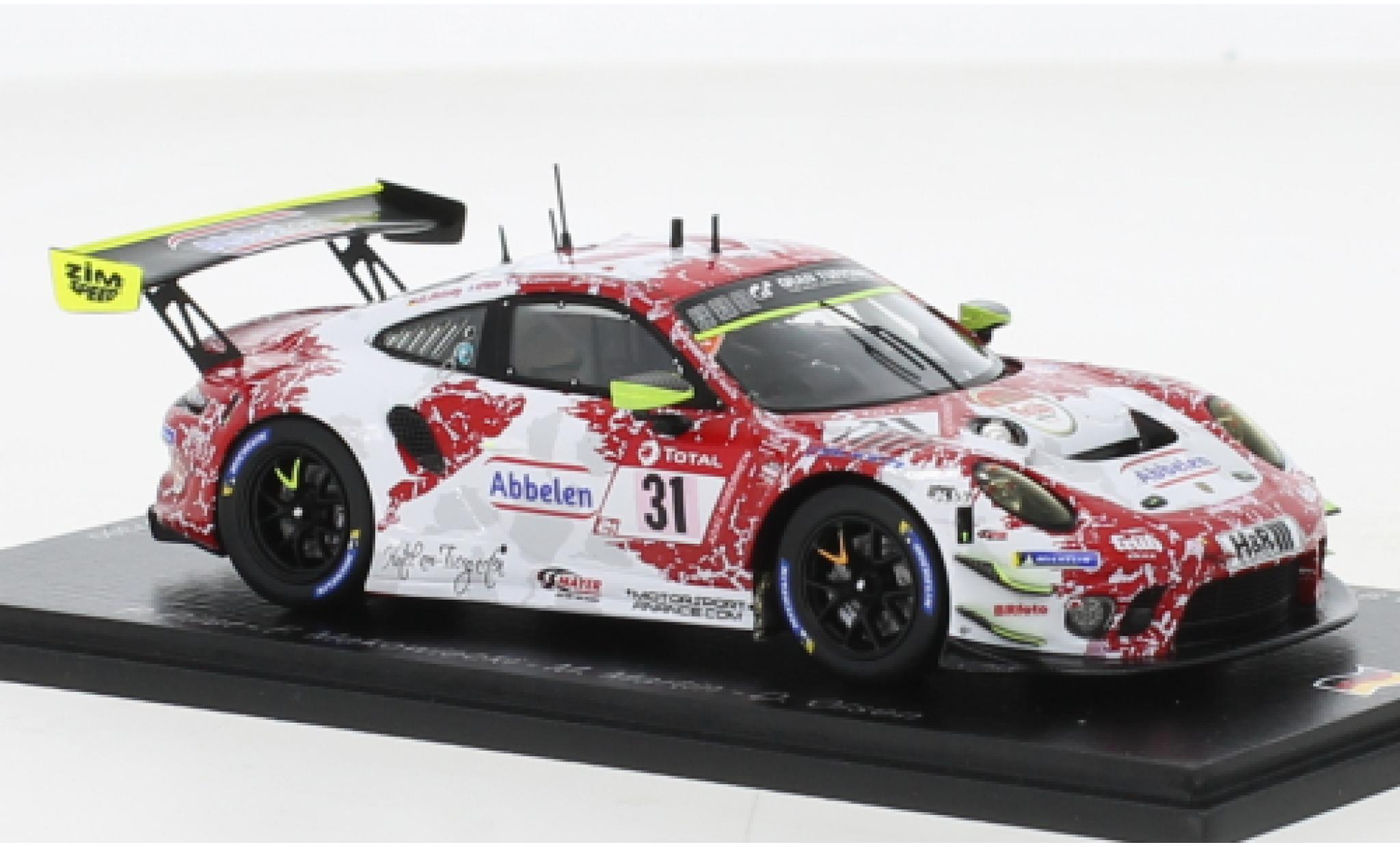 Porsche 991 GT3 R 1/43 Spark 911  No.31 Frikadelli Racing Team 24h Nuerburgring 2021 modelauto