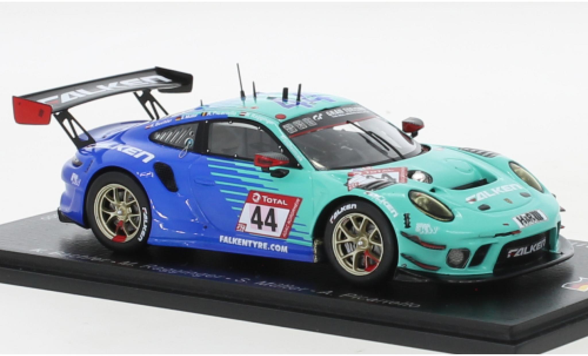 Porsche 991 GT3 R 1/43 Spark 911  No.44 Falken Motorsports Falken 24h Nuerburgring 2021 modelauto