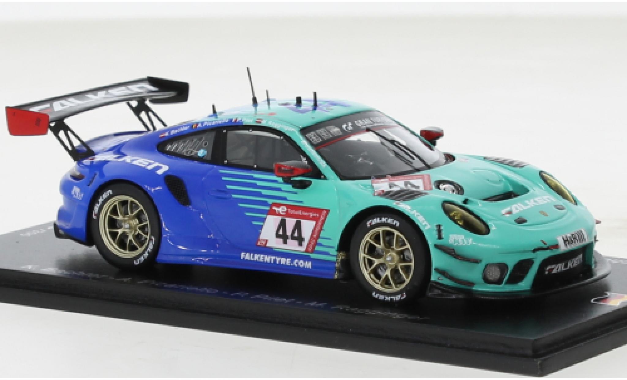 Porsche 991 GT3 R 1/43 Spark 911  No.44 Falken Motorsports Falken 24h N&uuml;rburgring 2022 modelauto