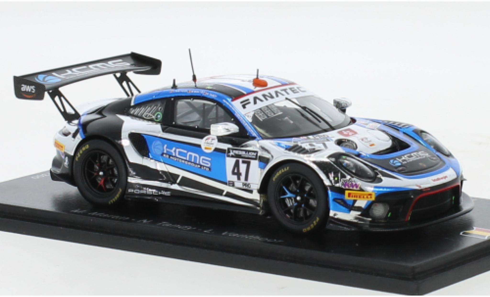 Porsche 991 GT3 R 1/43 Spark 911  No.47 KCMG 24h Spa 2021 modelauto