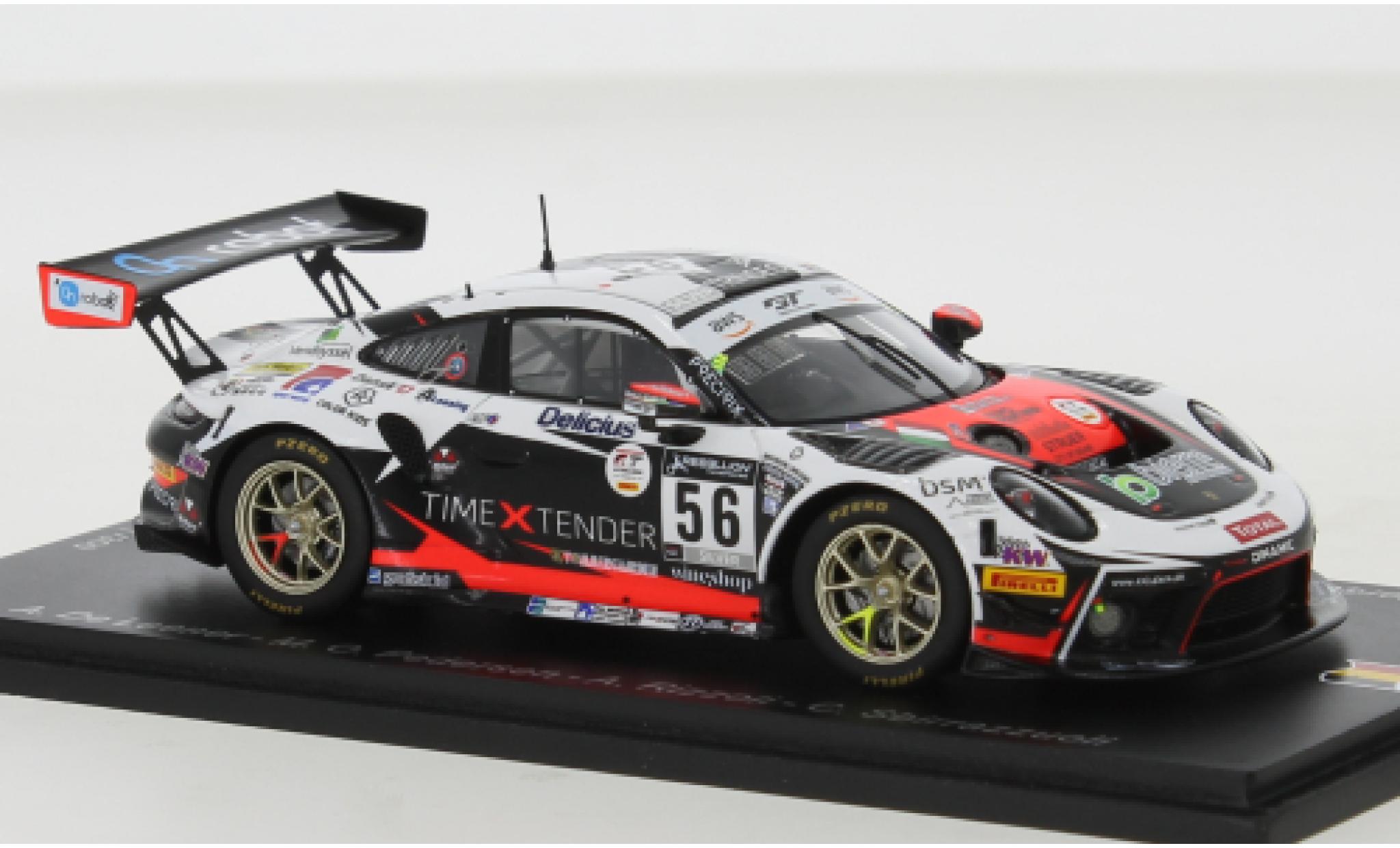Porsche 992 GT3 R 1/43 Spark 911 (991) No.56 Dinamic Motorsport 24h Spa 2020 modelauto
