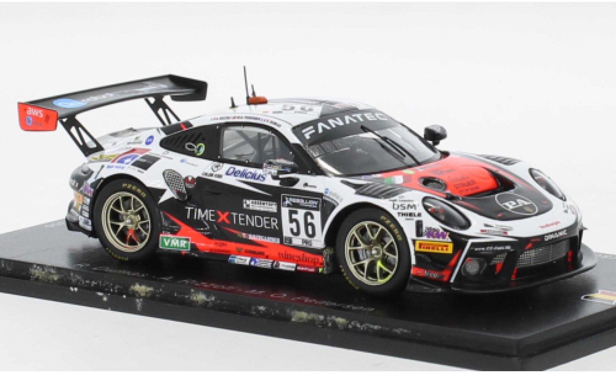 Porsche 991 GT3 R 1/43 Spark 911  No.56 Dinamic Motorsport 24h Spa 2021 modelauto