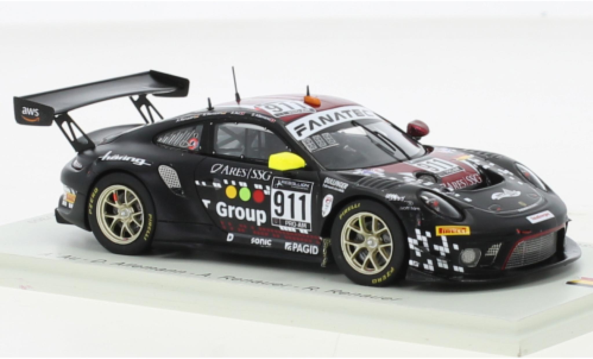 Porsche 991 GT3 R 1/43 Spark 911  No.911 Herberth Motorsport 24h Spa 2021 modelauto
