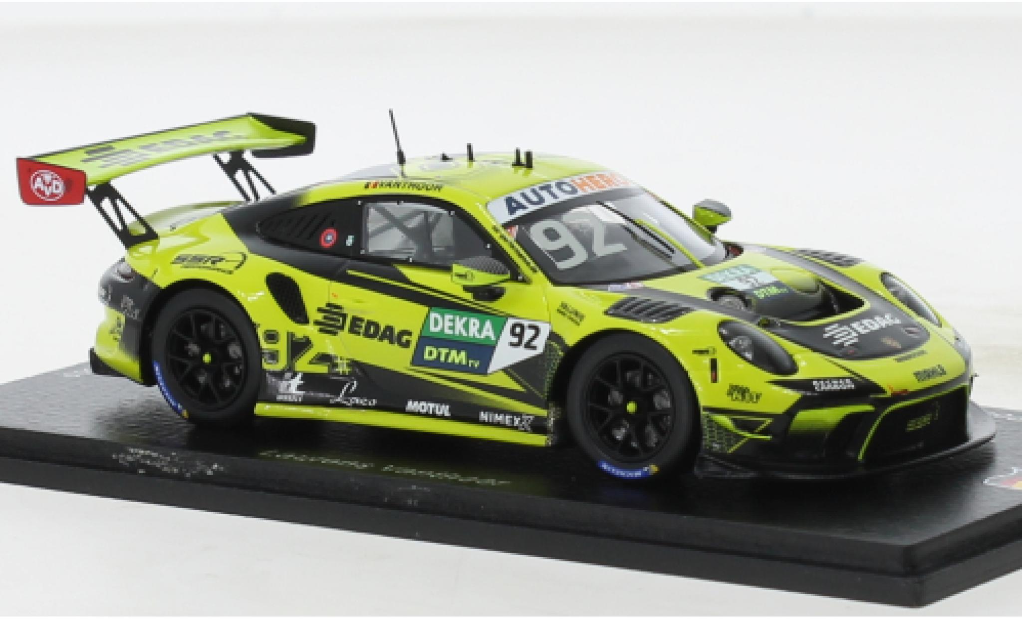 Porsche 991 GT3 R 1/43 Spark 911  No.92 SSR Performance DTM 2022 modelauto