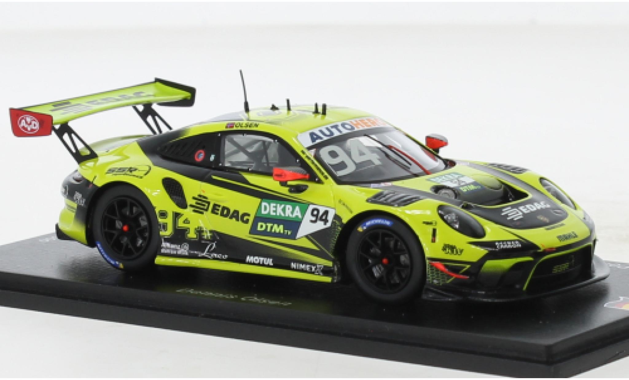 Porsche 991 GT3 R 1/43 Spark 911  No.94 SSR Performance DTM 2022 modelauto