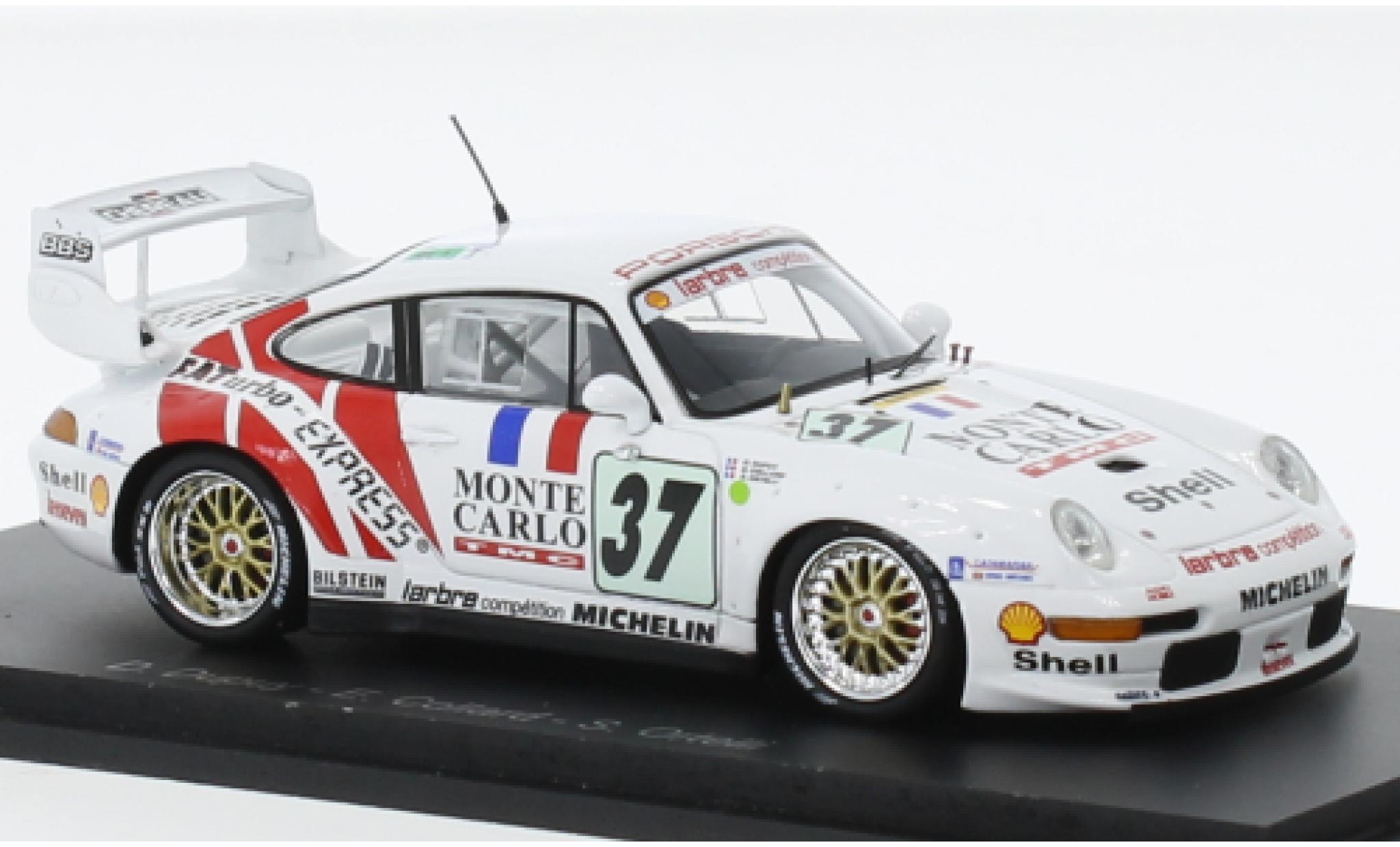 Porsche 993 GT2 1/43 Spark 911  EVO No.37 24h Le Mans 1995 modelauto