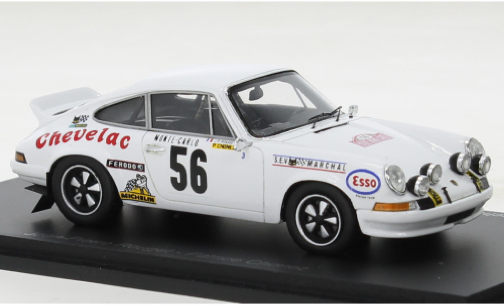 Porsche 930 RS 1/43 Spark 911 Carrera No.56 Rallye WM Rallye Monte Carlo 1975 modelauto