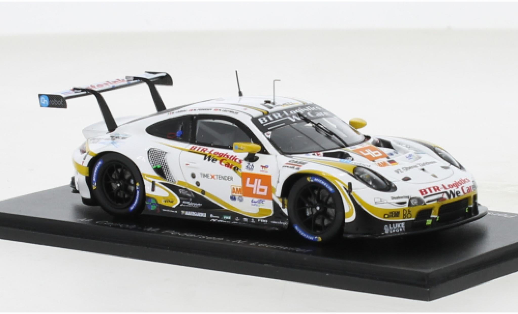 Porsche 911 1/43 Spark RSR-19 No.46 Team Project 1 24h Le Mans 2022 modelauto