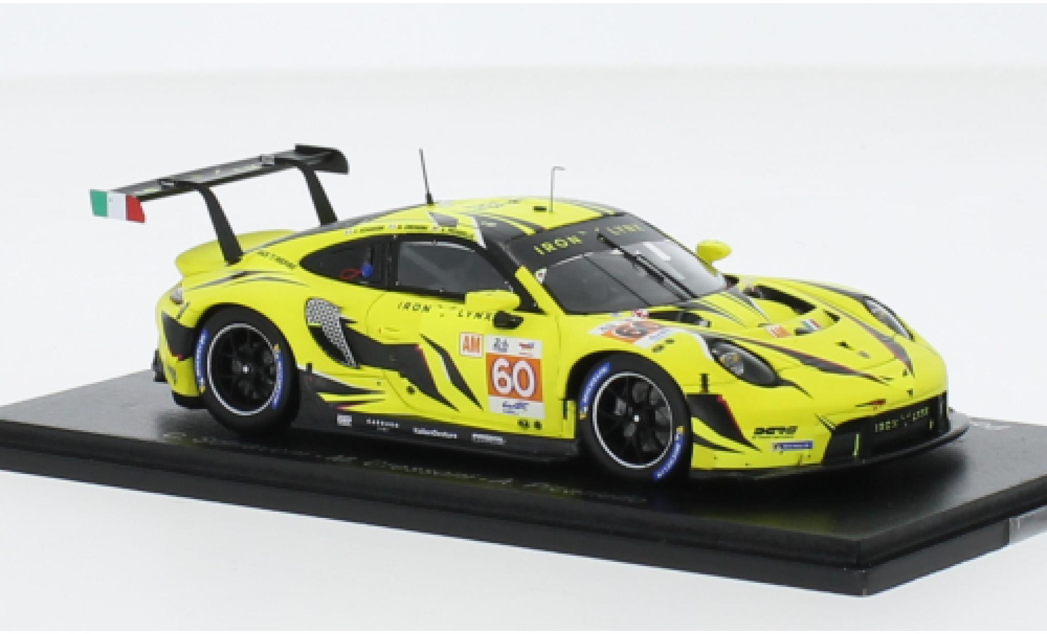 Porsche 911 1/43 Spark RSR-19 No.60 Iron Lynx 24h Le Mans 2023 modelauto