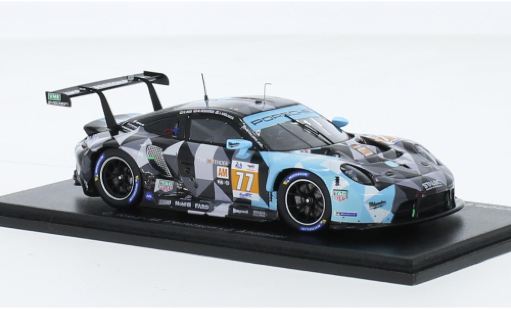 Porsche 911 1/43 Spark RSR-19 No.77 Dempsey-Proodon Racing 24h Le Mans 2023 modelauto
