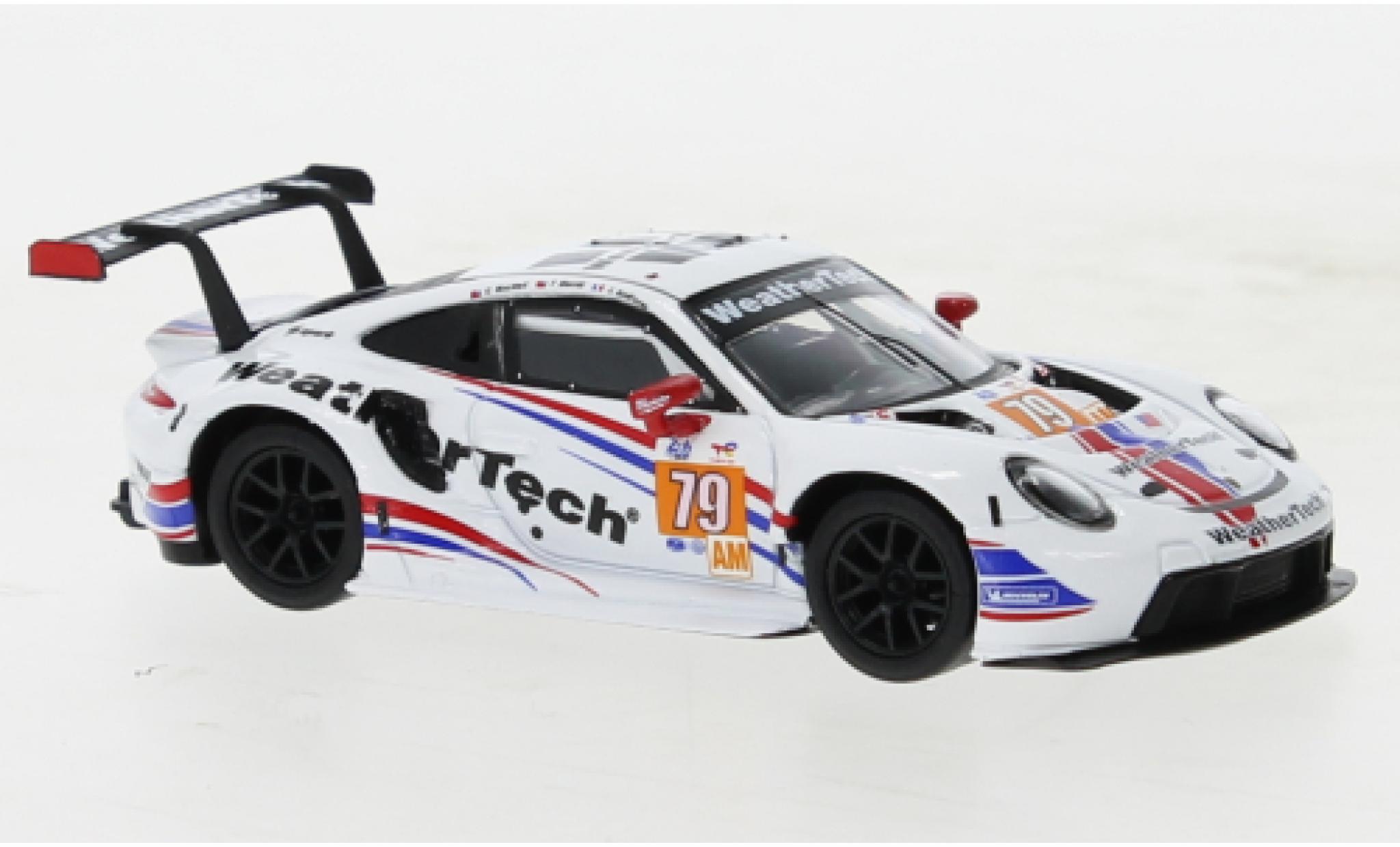 Porsche 911 1/43 Spark RSR-19 No.79 WeatherTech Racing 24h Le Mans 2022 modelauto