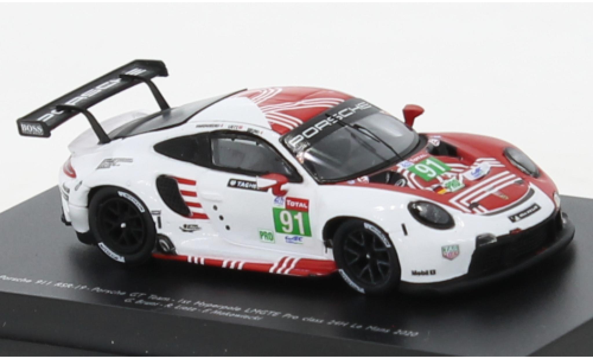 Porsche 992 RSR 1/18 Spark 911 RSR-19 No.91 GT Team 24h Le Mans 2020 modelauto