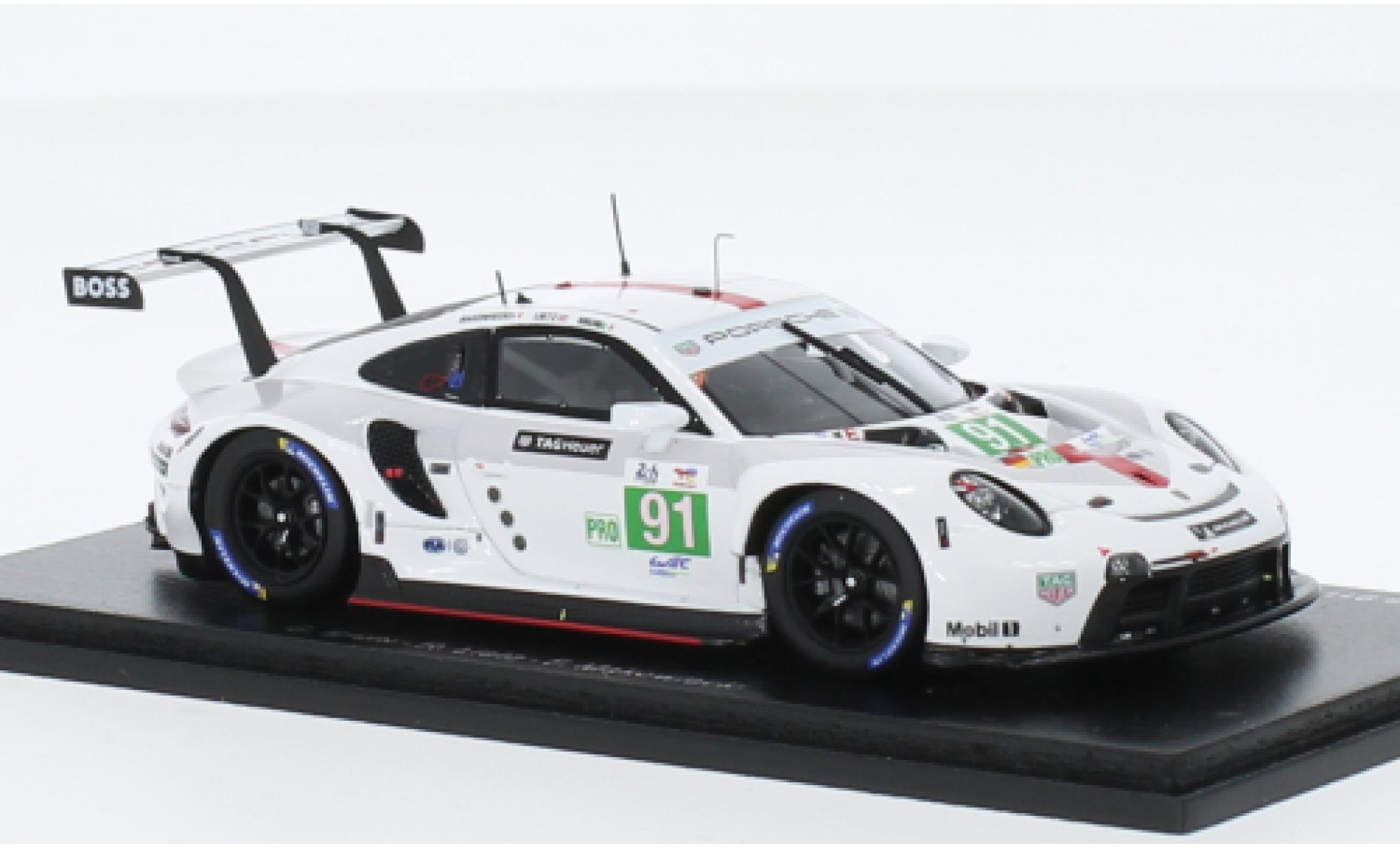 Porsche 911 1/43 Spark RSR-19 No.91 GT Team 24h Le Mans 2022 modelauto