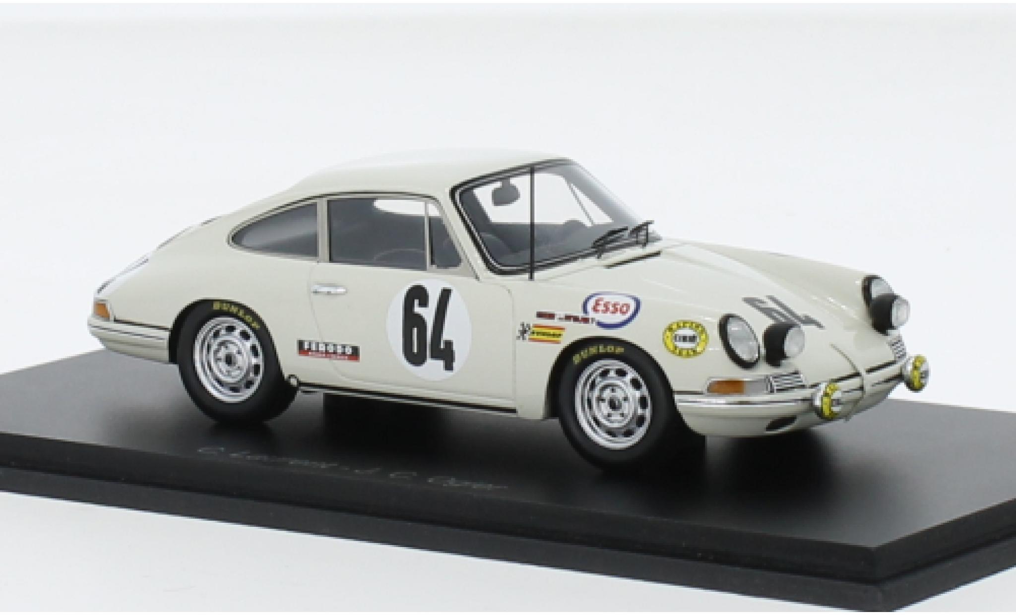Porsche 911 1/43 Spark T No.64 24h Le Mans 1968 modelauto
